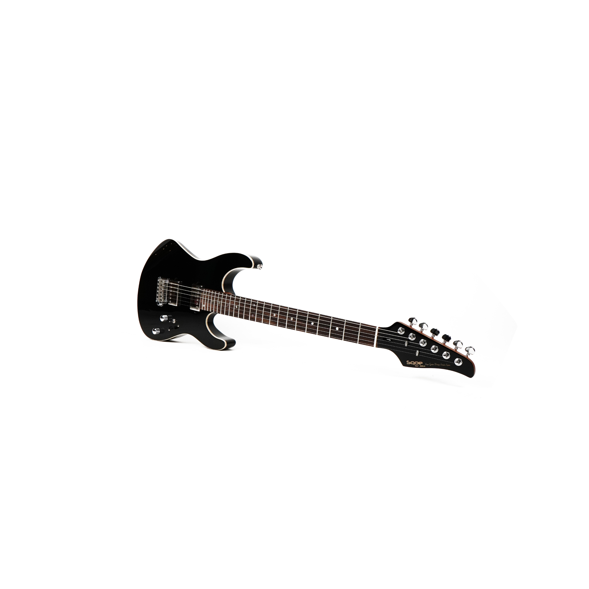 SQOE SEIB500 Phantom Black HH Super Strat series