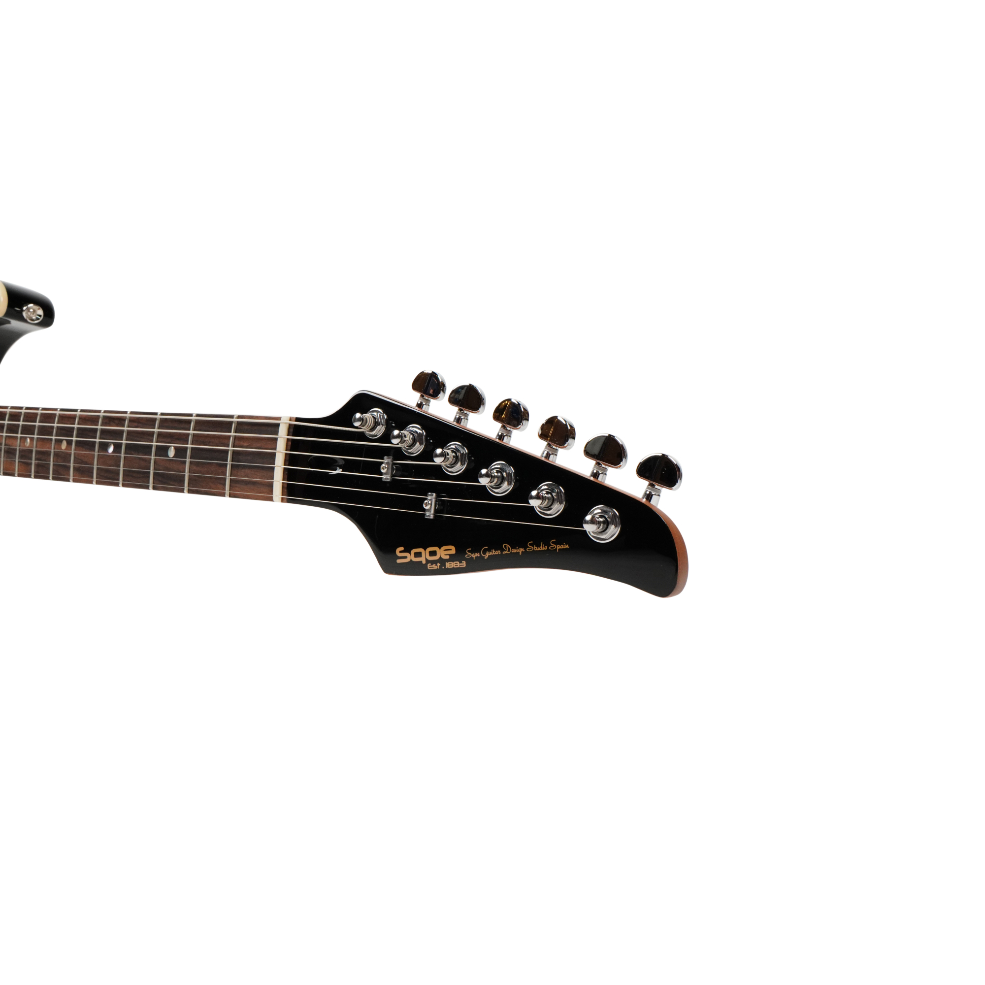 SQOE SEIB500 Phantom Black HH Super Strat series