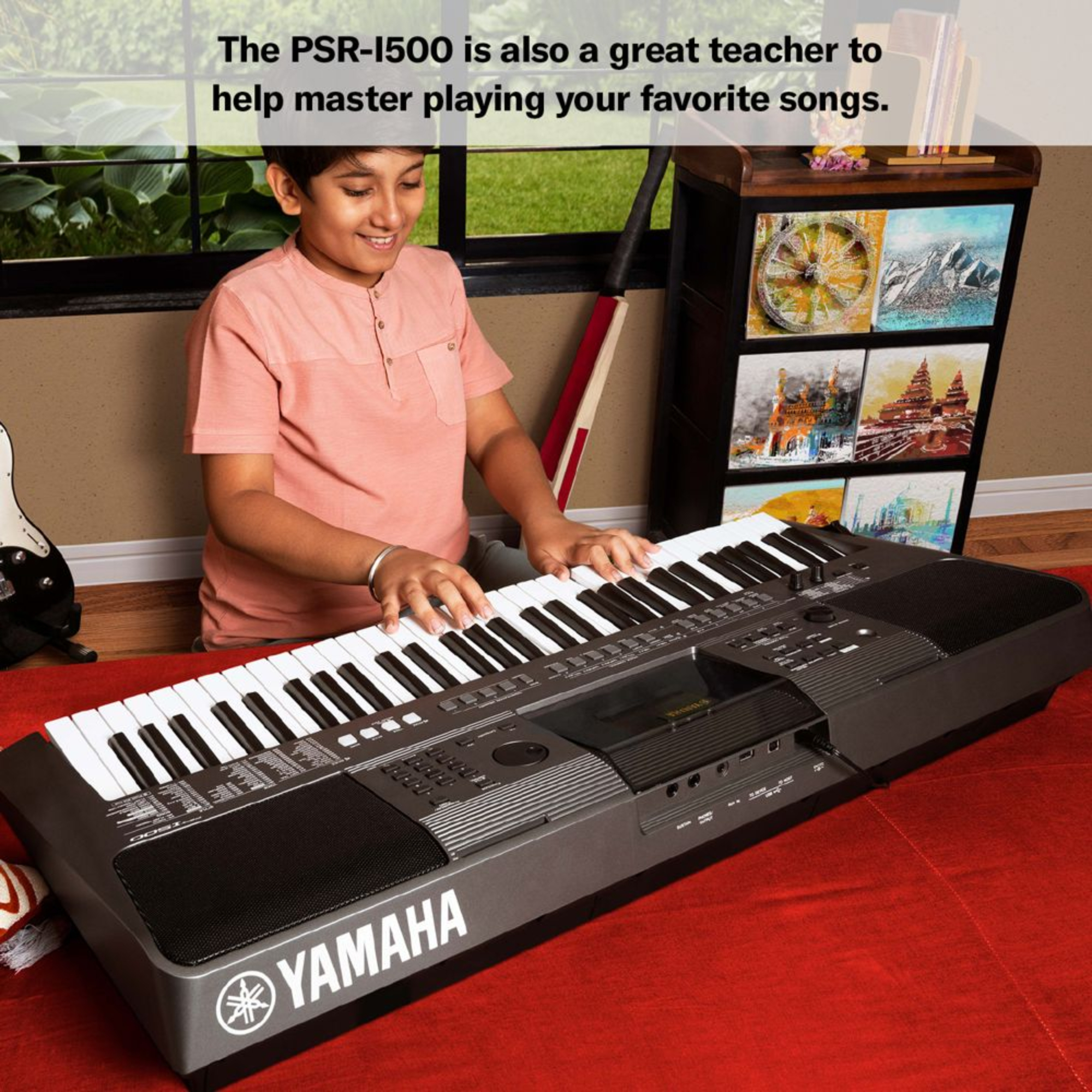 Yamaha PSR I500 61-Key Portable Keyboard - Black