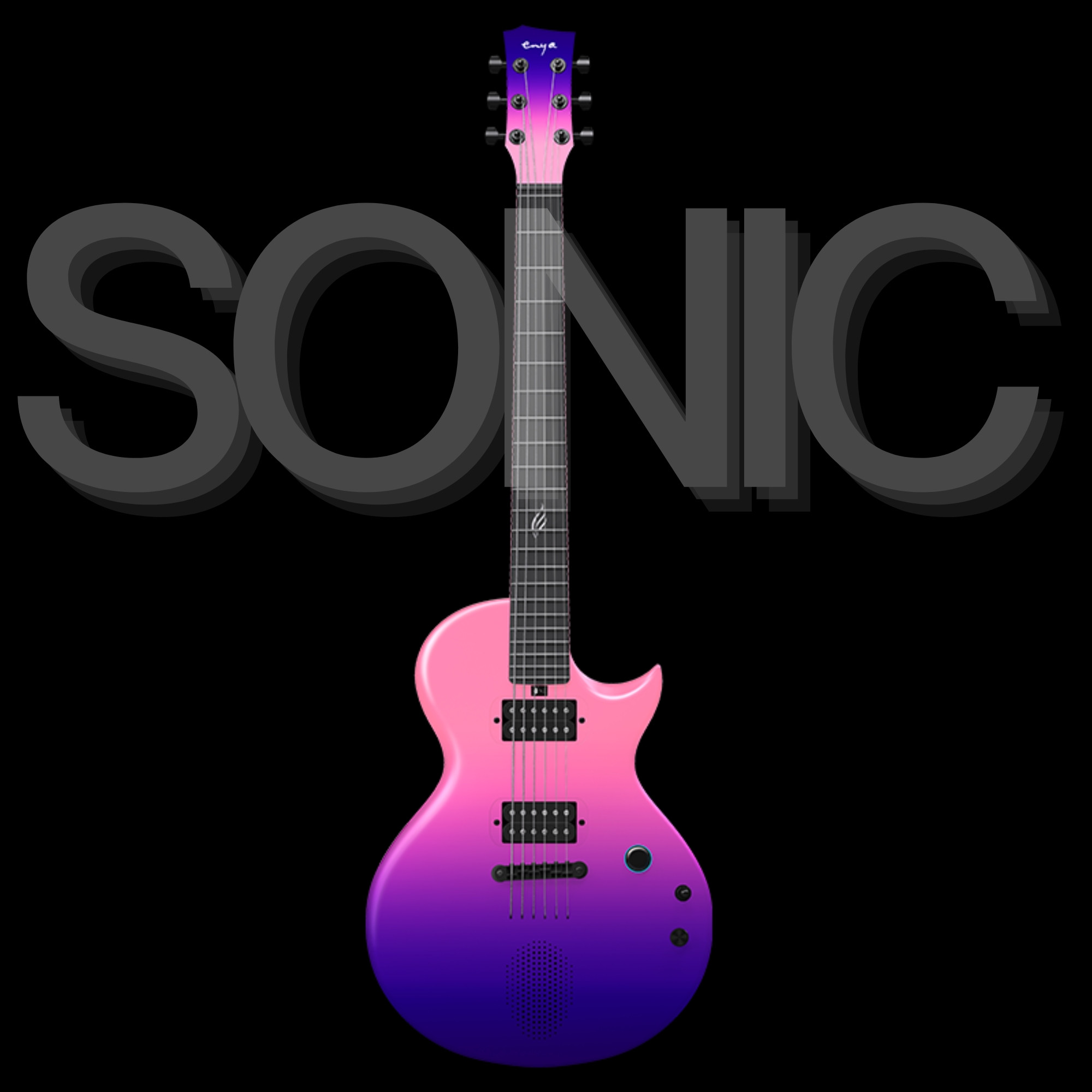 Enya Nova GO Sonic smart electric guitar cosmic purple exclusive thickened bag Type-C charging cable