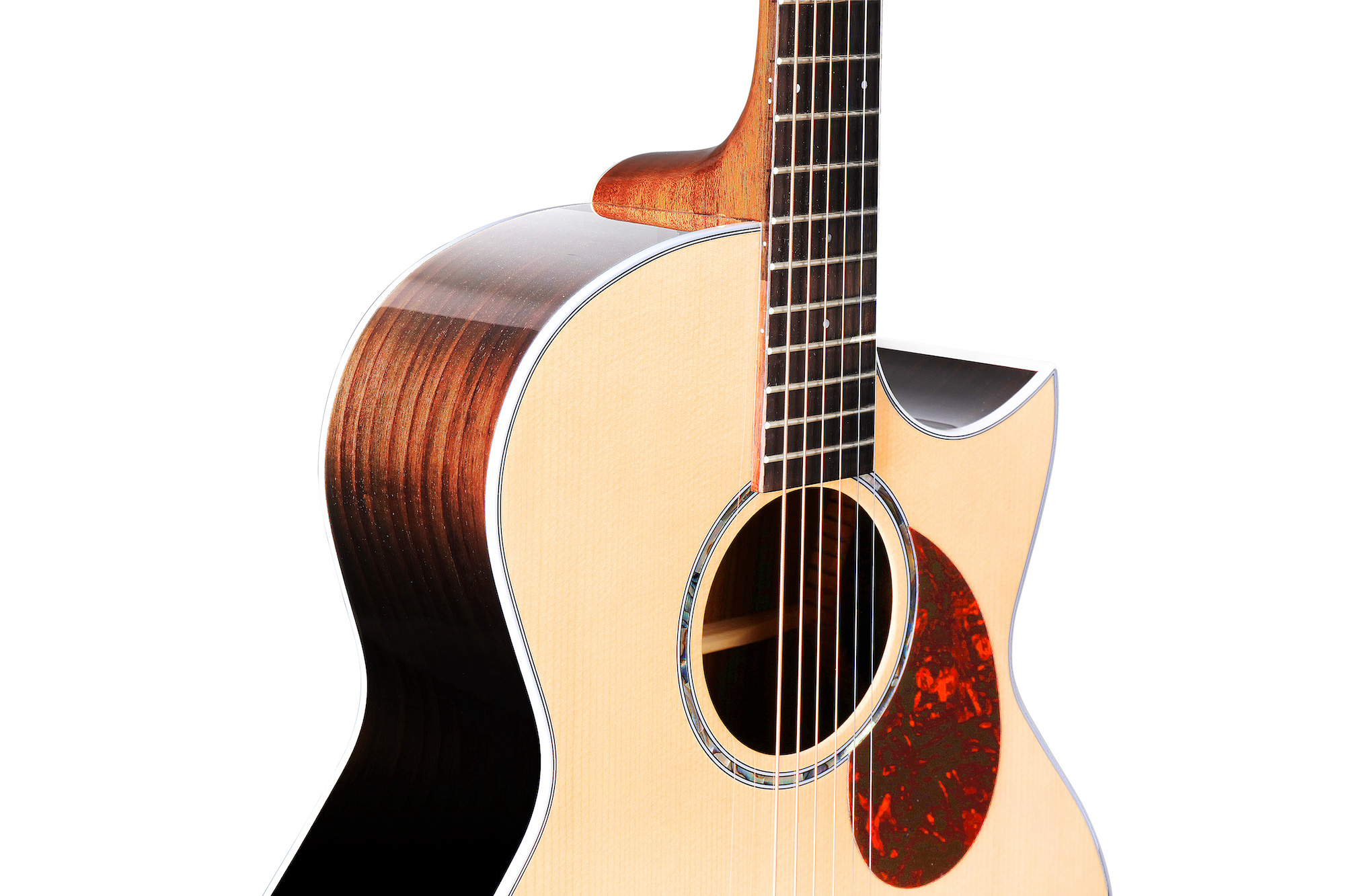Enya EA-Q1 EQ Solid Top TransAcoustic Guitar- Natural