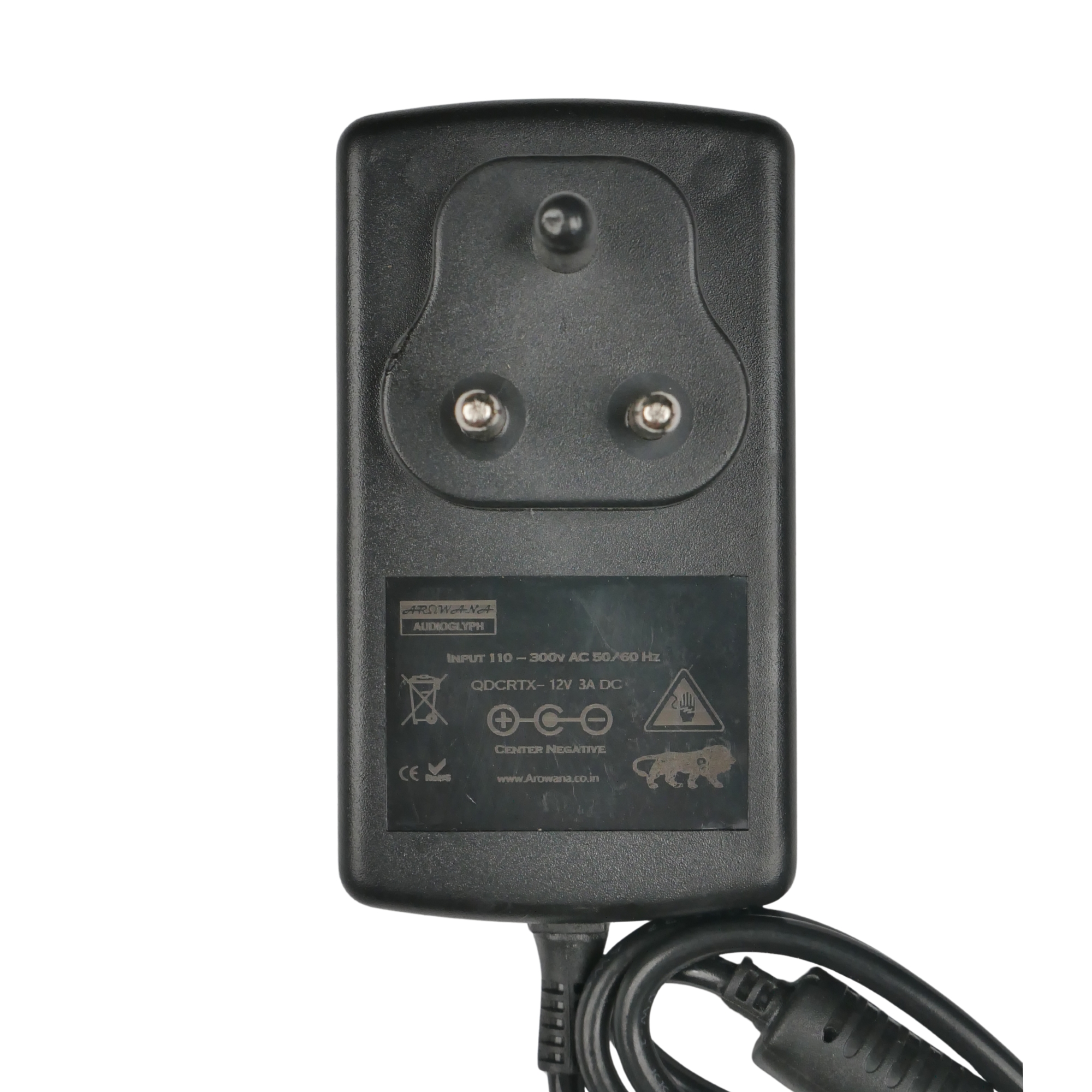 Arowana QDCRTX 12v 3A Center Negative Studio Grade Power Supply with Ferrite Core for Neural Quad Cortex other Modelers