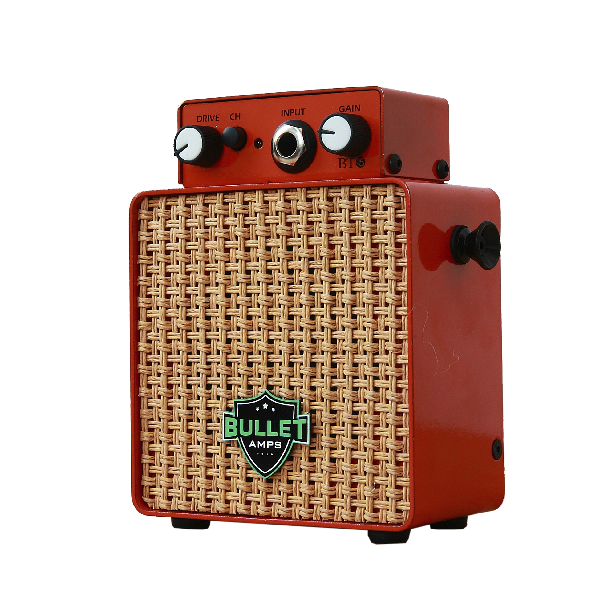 BULLET BT05 BLACK MICRO ROBOT 5W BATTERY POWERED GUITAR AMPLIFIER