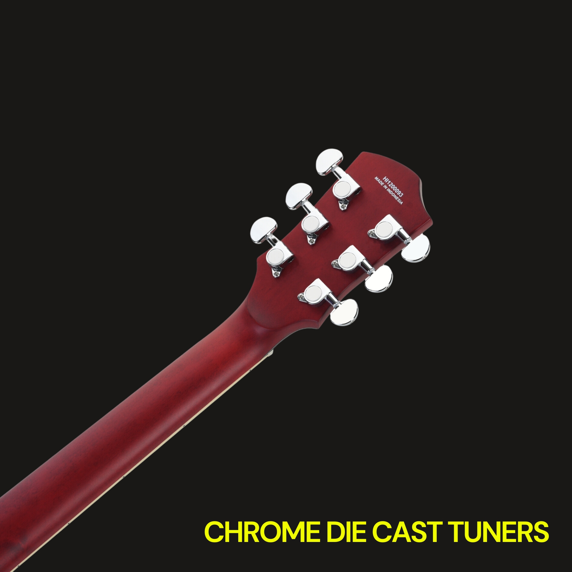 HEX Q300S TRD - SEMI HOLLOW Q SERIES - TRANSPARENT RED