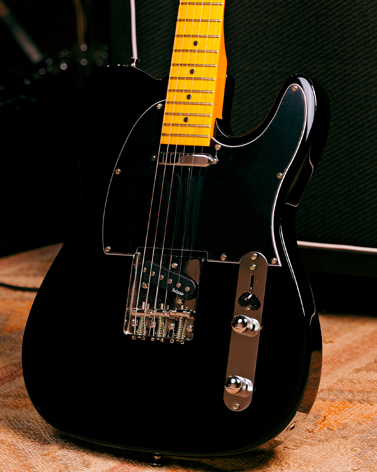 SQOE SETL250 - Tele Electric guitar - Pure Black