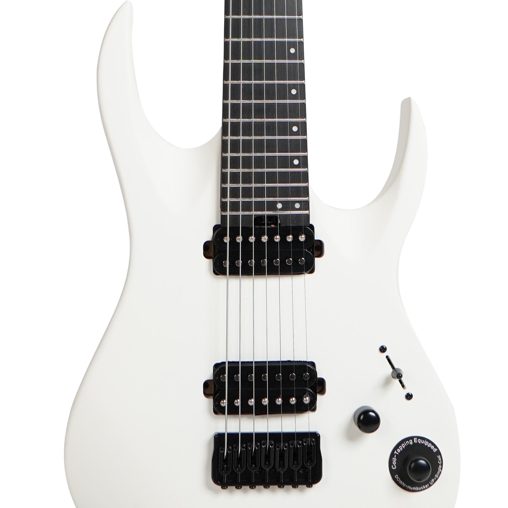 SQOE SEIB7S Frost bite white HH Super Strat