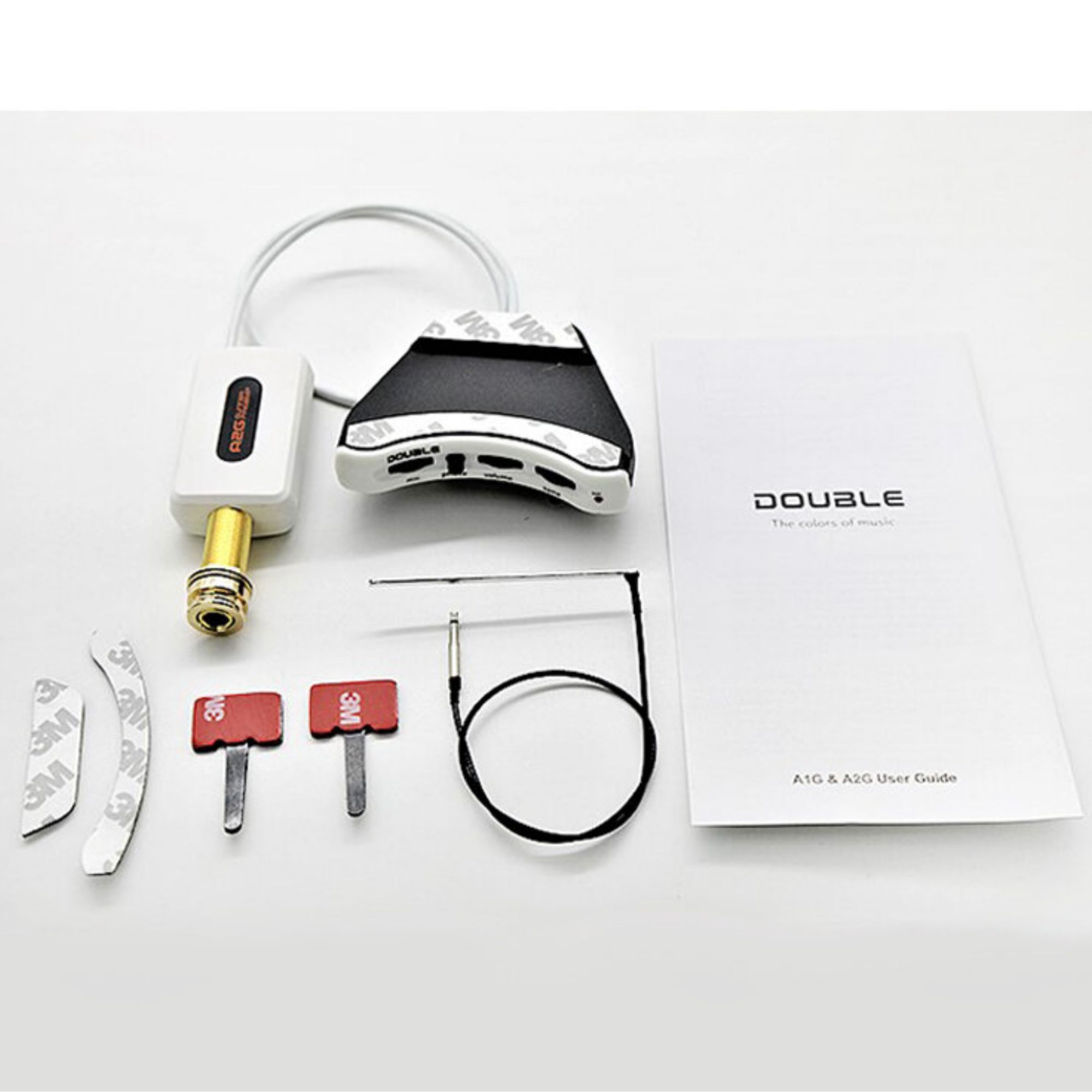 Active Acoustic pick up Double A2G with condenser mic blend