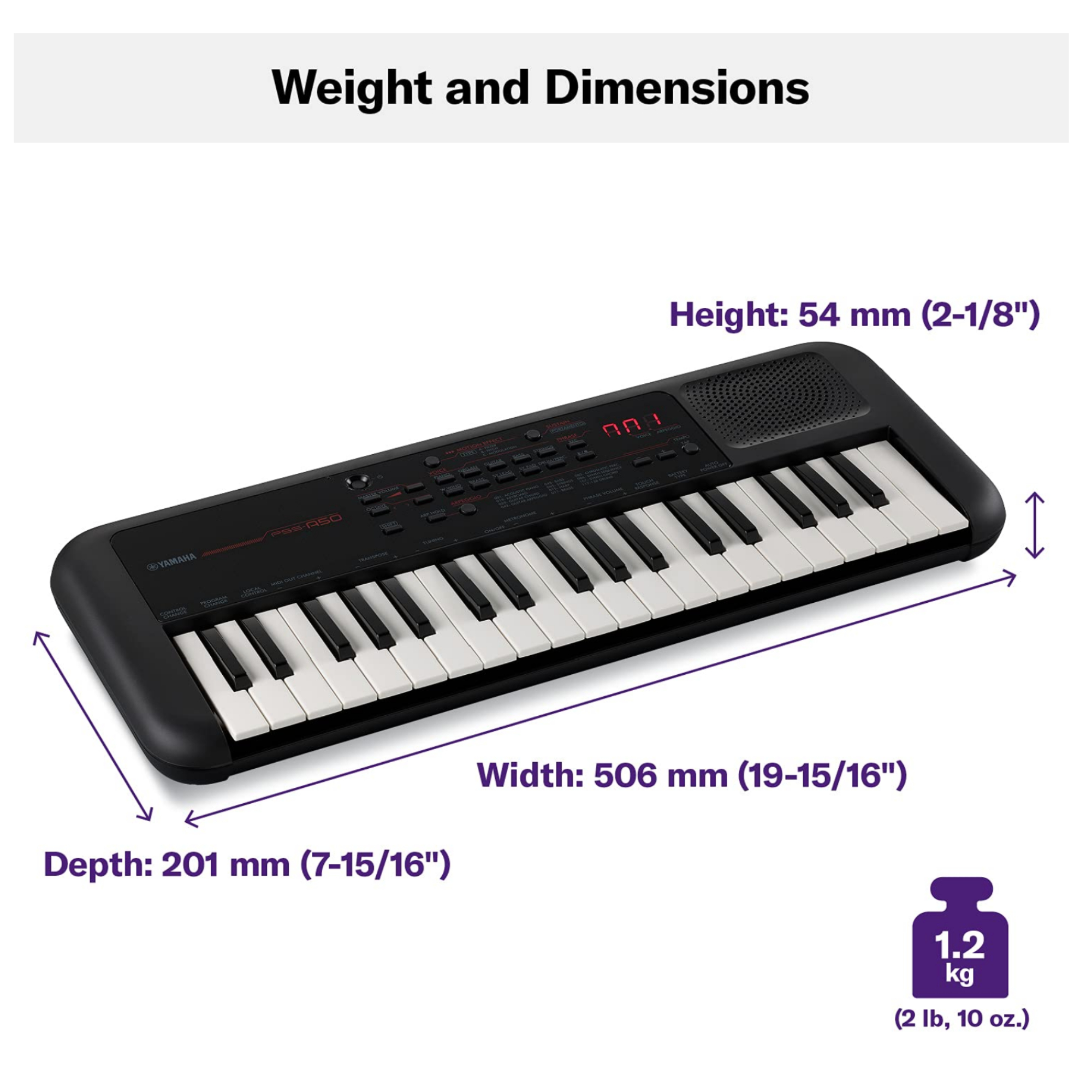 Yamaha PSS-A50 Mobile Mini 37-Key Keyboard