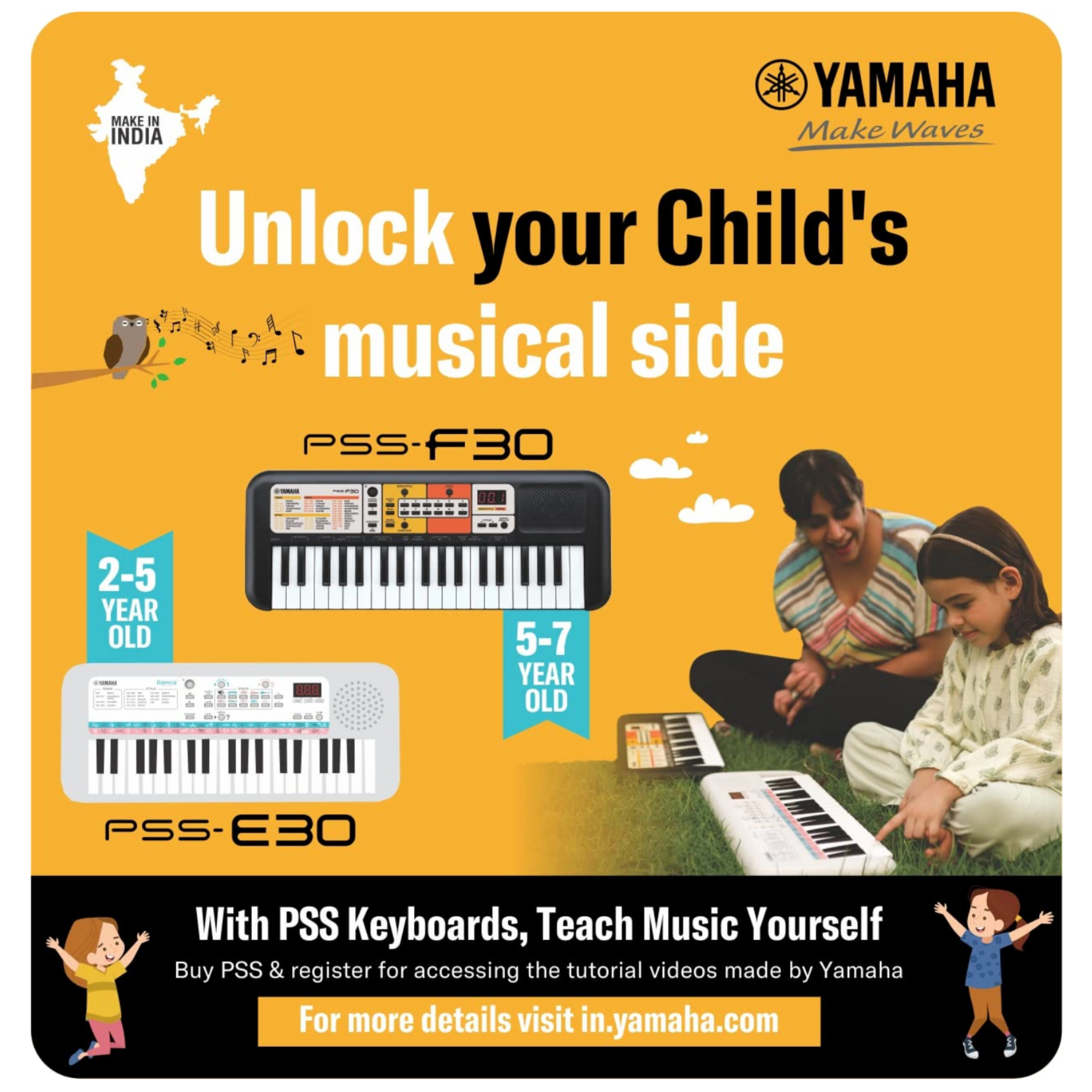 Yamaha Portable Keyboard PSS-F30