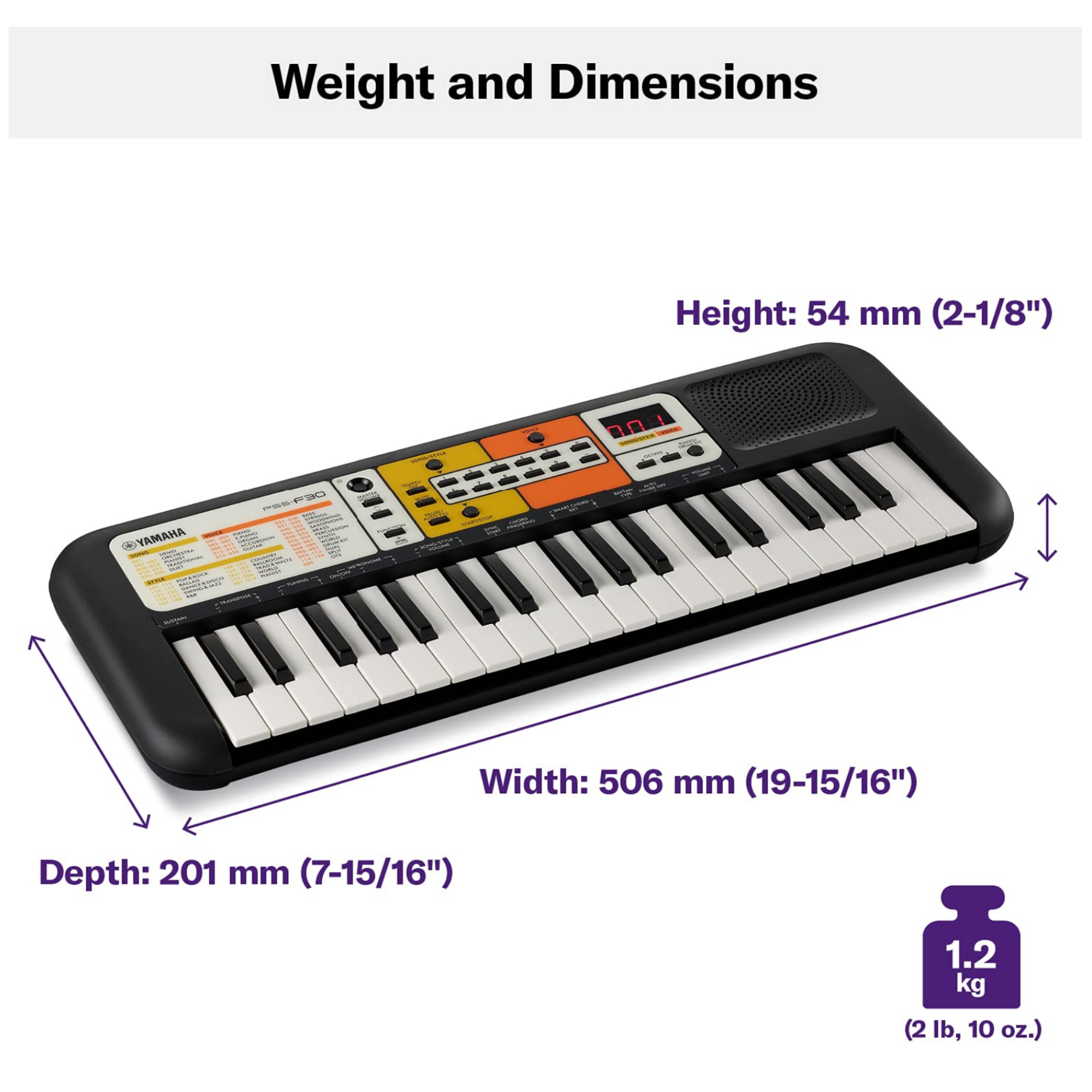 Yamaha Portable Keyboard PSS-F30