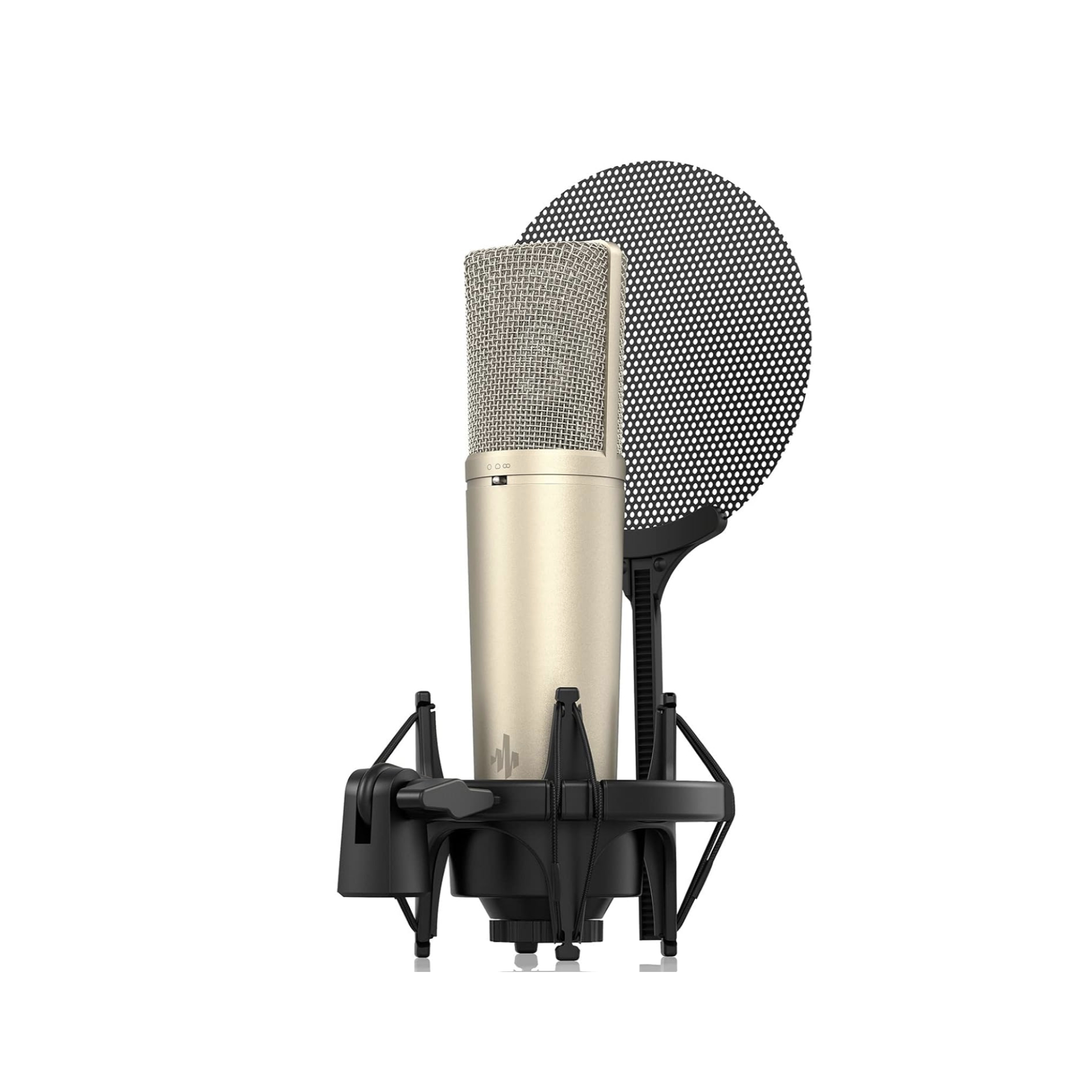 Donner DC-87 Condenser Microphone 254mm Large-Diaphragm Professional Mic Kit 3 Polar Patterns for Vocal RecordingPodcastBroadcastInstrument with Shock Mount Windscreen XLR Cable Storage Bag