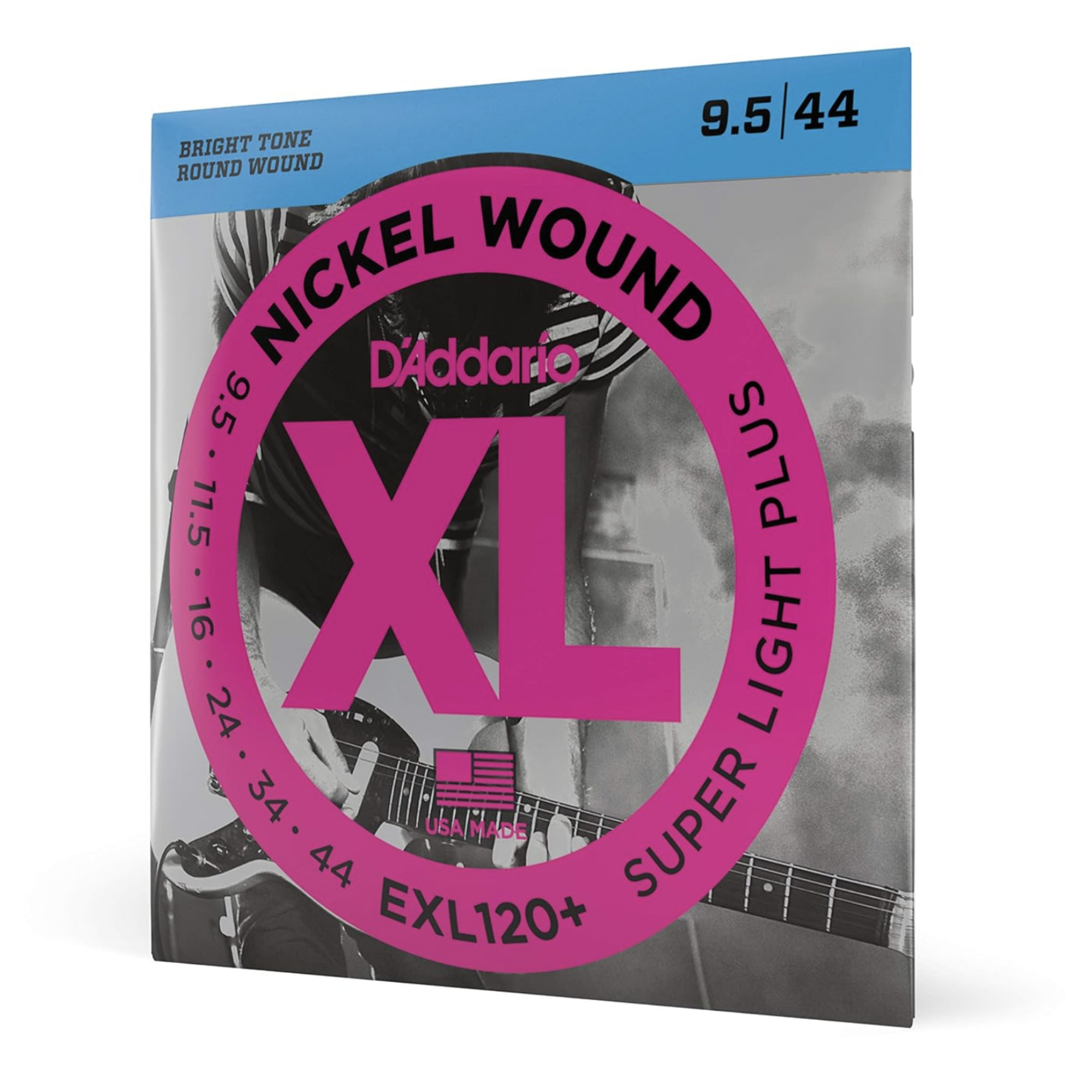 DAddario EXL120 Nickel Wound Electric Guitar Strings Super Light Plus 95-44