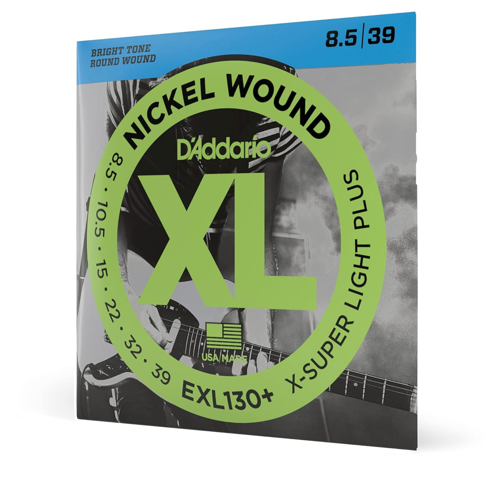 DAddario EXL130 Nickel Wound 8-38 Extra Super Light Electric Guitar Strings