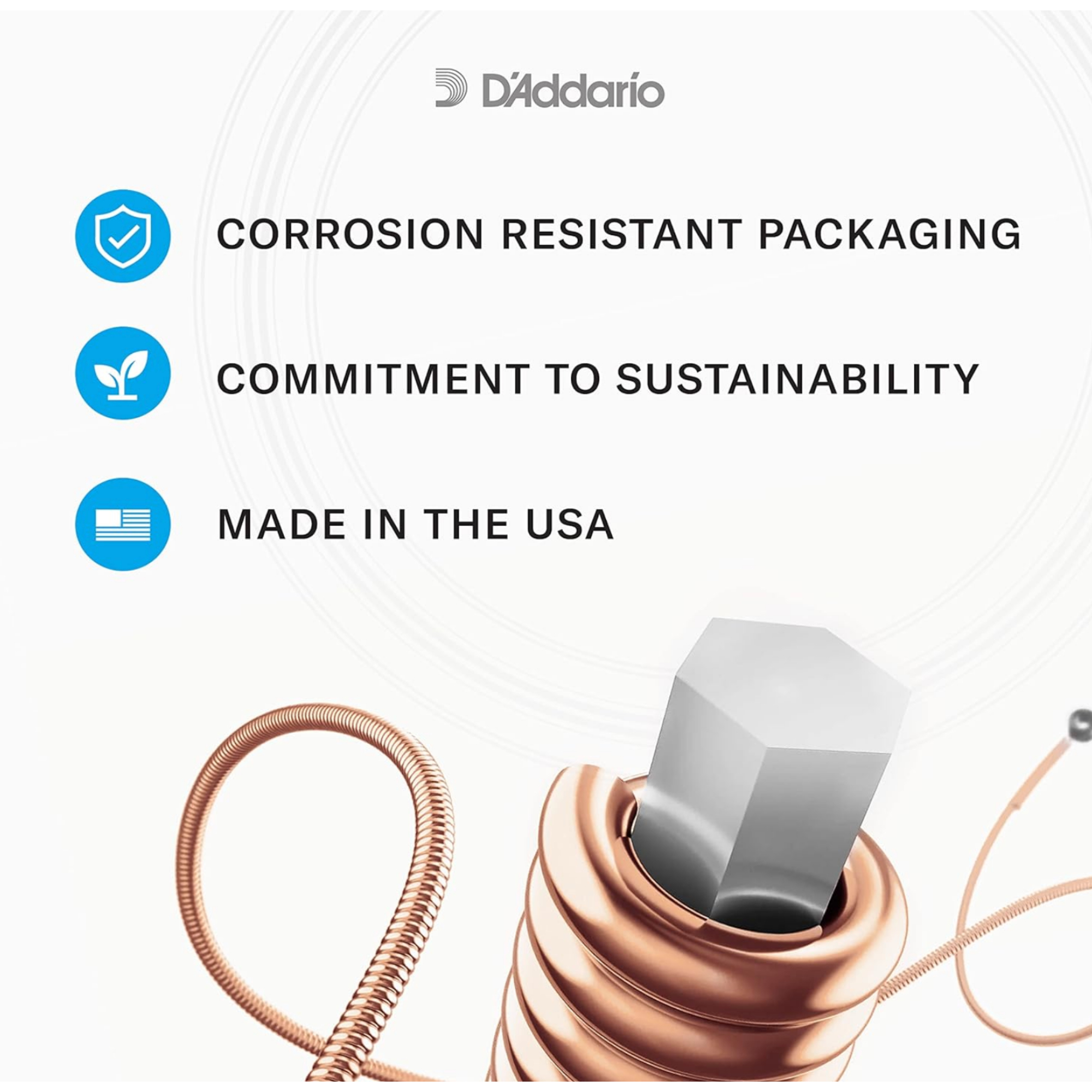 DAddario EJ16 Acoustic 12-53 Light Guitar Strings