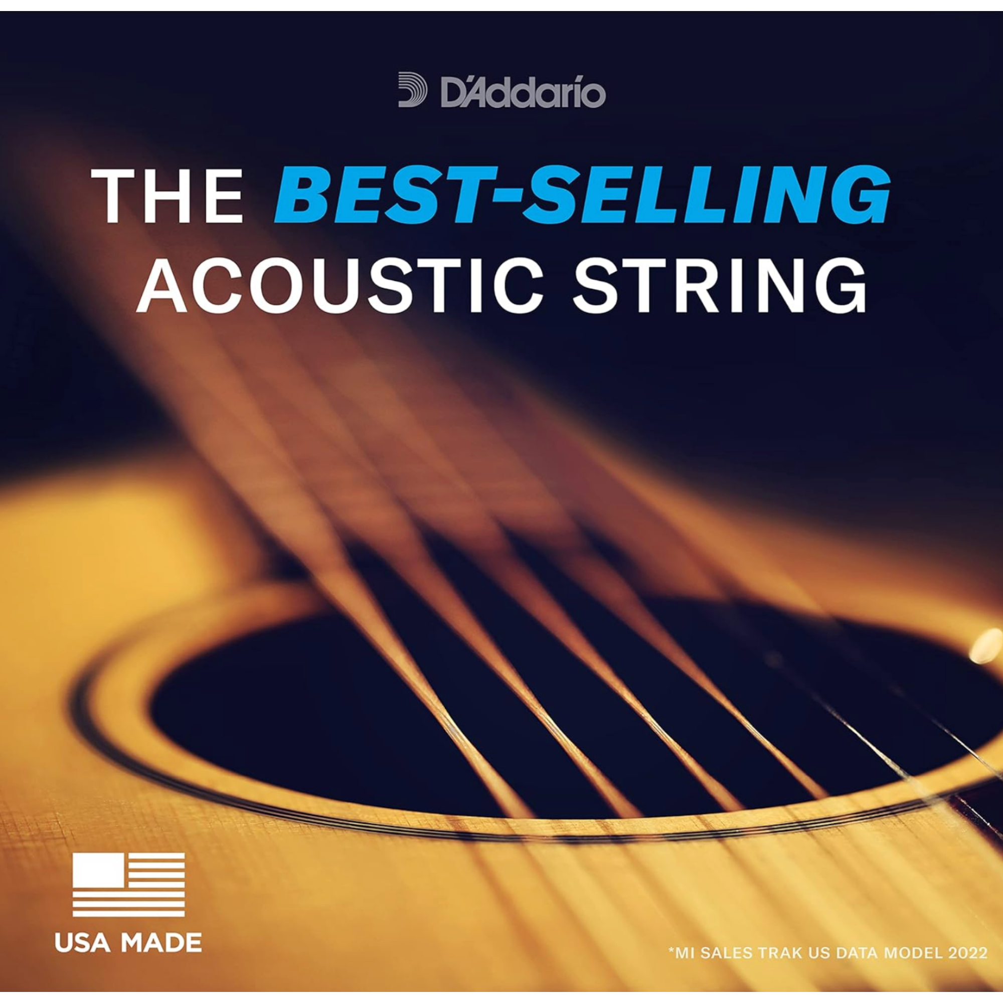 DAddario EJ26 Acoustic 11-52 Custom Light Guitar Strings