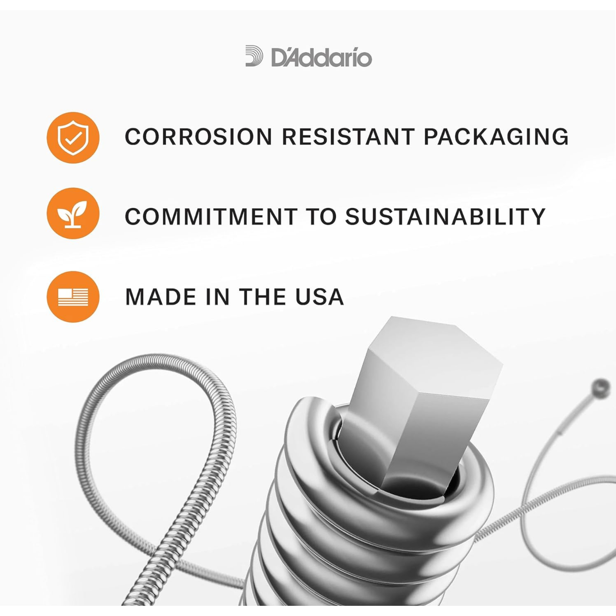 DAddario EXL110 Nickel Wound Electric Guitar Strings Regular Light Plus 105-48