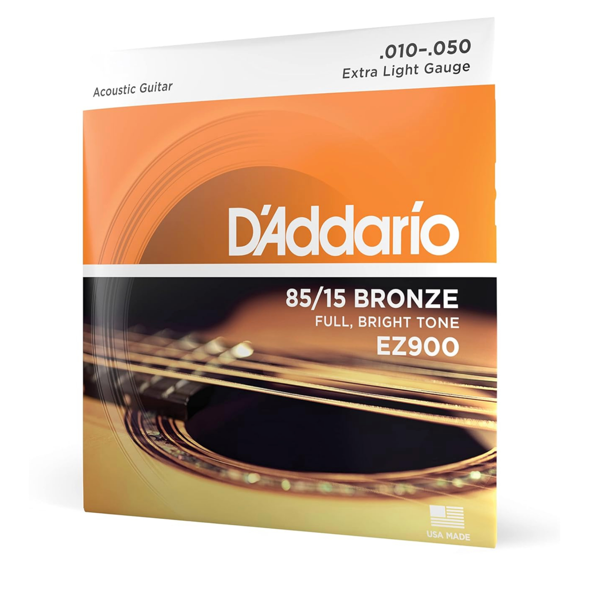 DAddario EZ900 8515 Bronze Great American Extra Light Acoustic Guitar Strings
