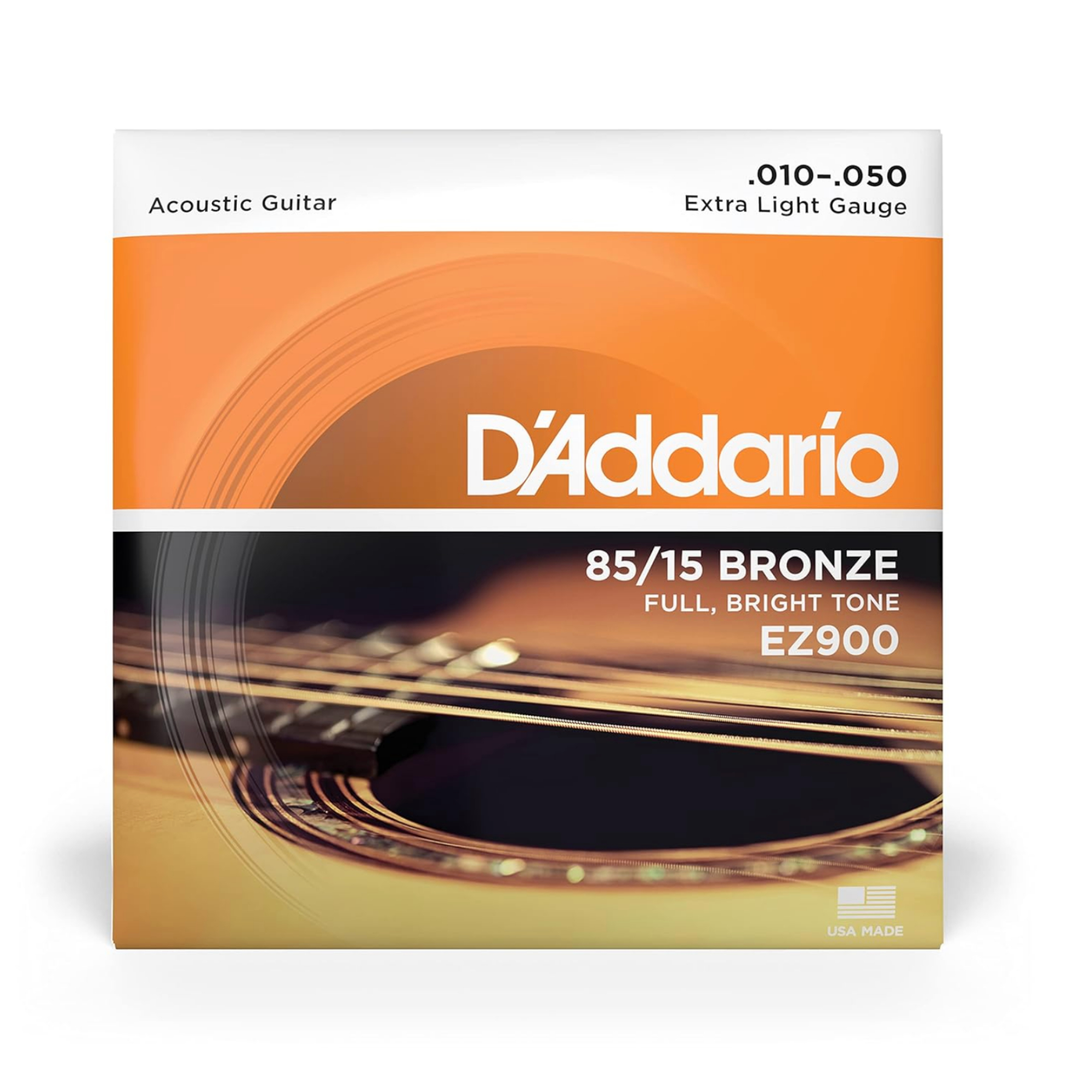 DAddario EZ900 8515 Bronze Great American Extra Light Acoustic Guitar Strings