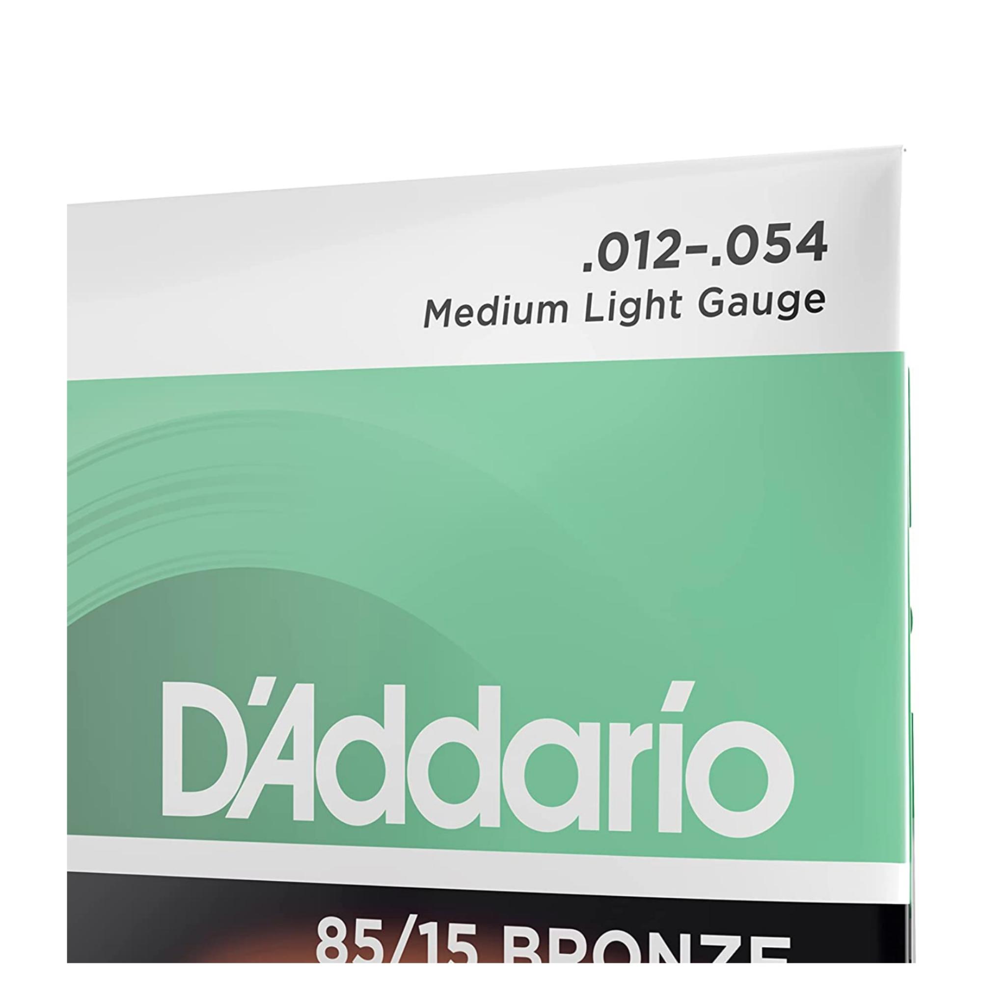 DAddario EZ920 8515 Bronze Medium Light Acoustic Guitar Strings