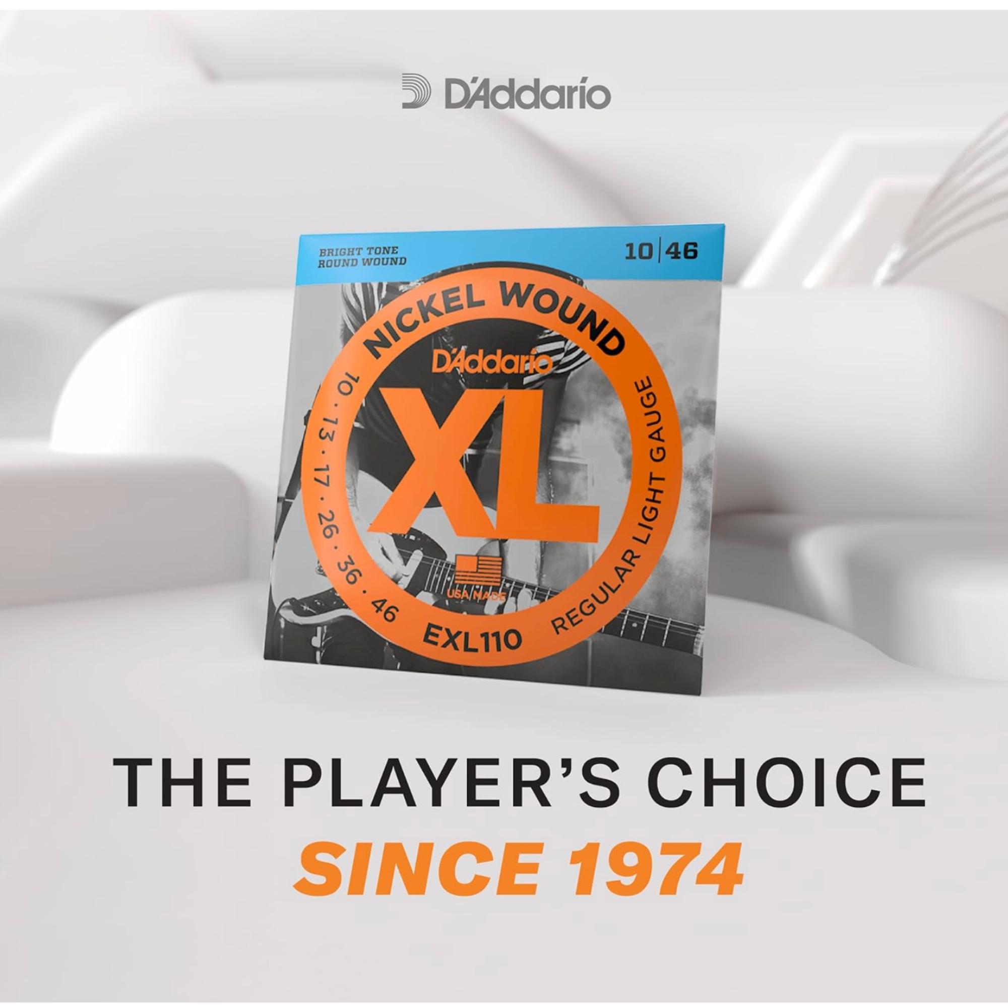 DAddario EXL115 Nickel Wound 11-49 Medium Electric Guitar Strings