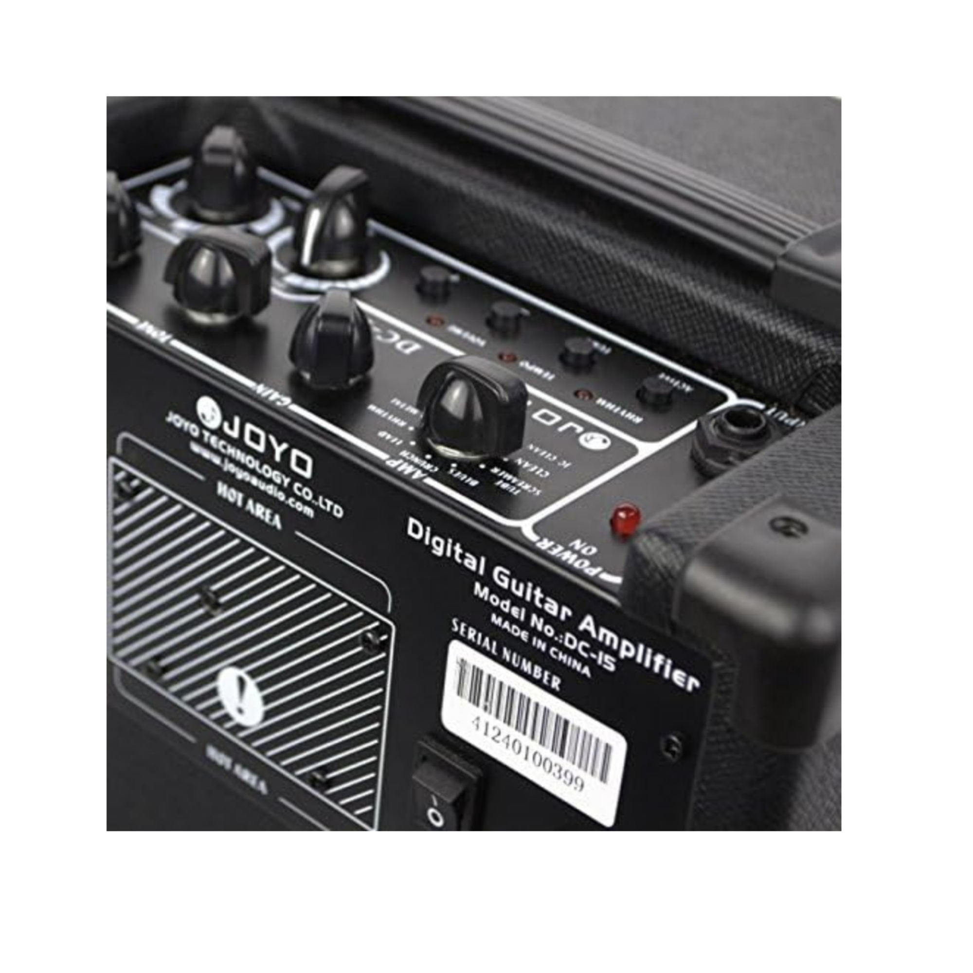 JOYO DC15 15W Digital Guitar Amplifier with Delay Reverb Effect 36 Pattern Drum