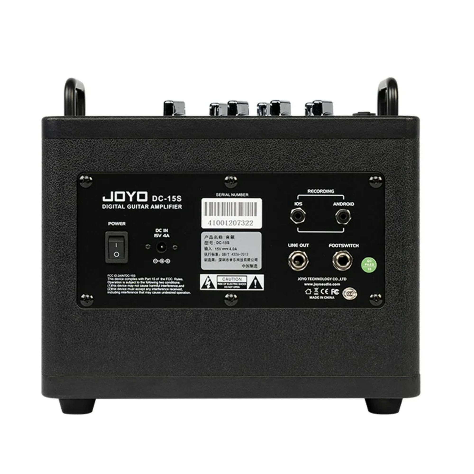 JOYO DC15 S Guitar Amplifier 15W With Multi Fx Looper Bluetooth Footswitch Drums