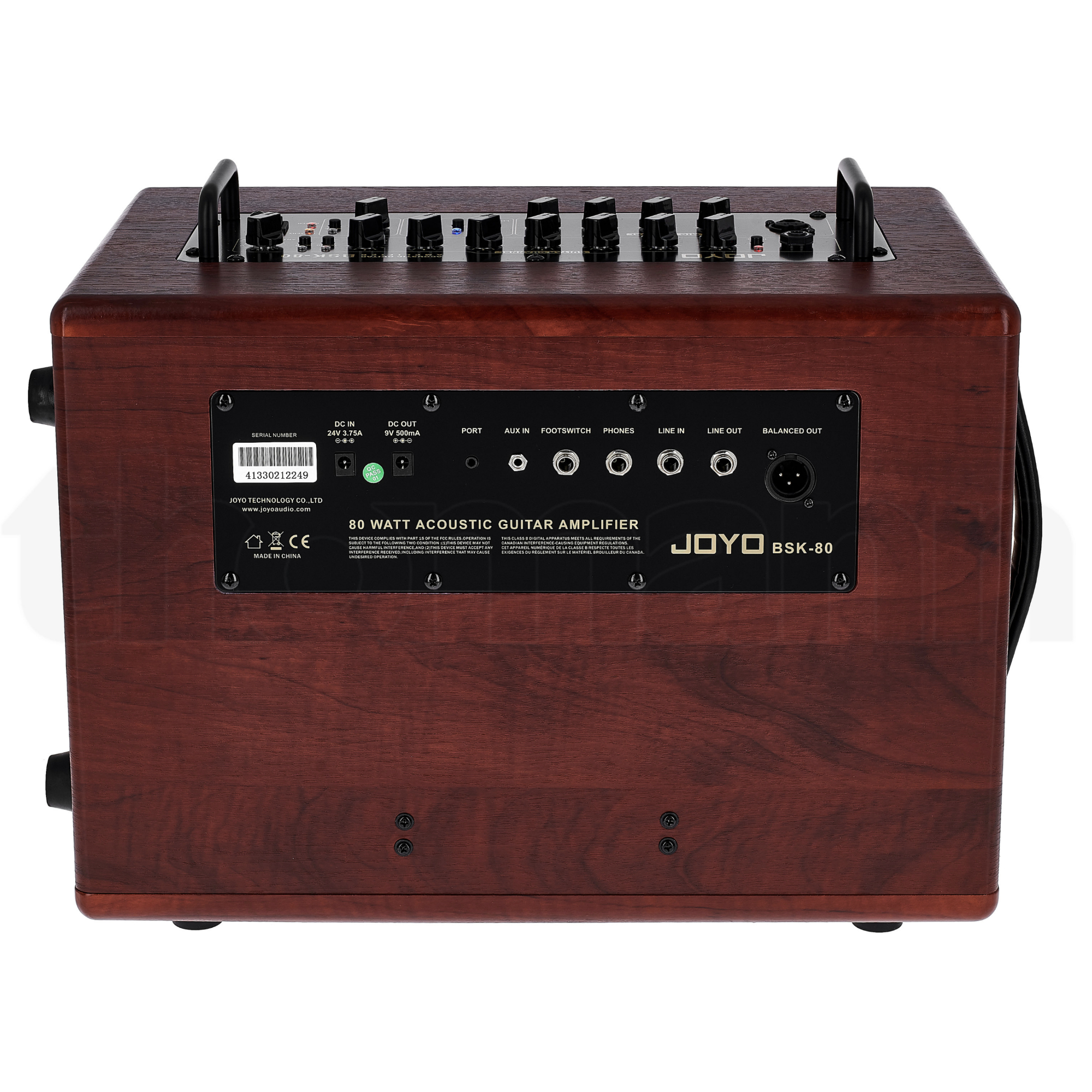 JOYO BSK80 80 Watt Battery Powered 2 Channel Amp Bluetooth Guitar Amplifier