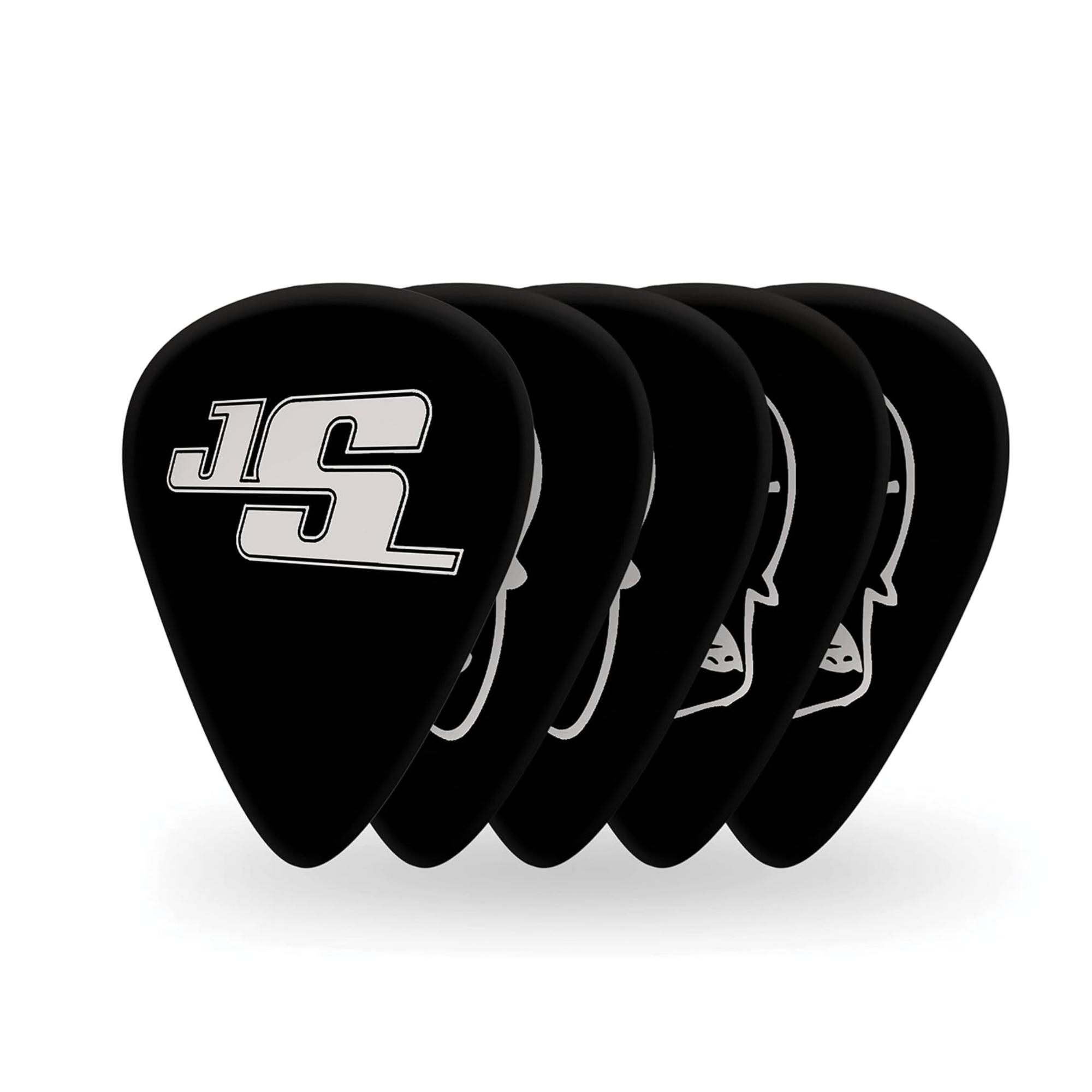 Planet Waves 1CBK2-10JS Joe Satriani Sign Guitar Pick Black