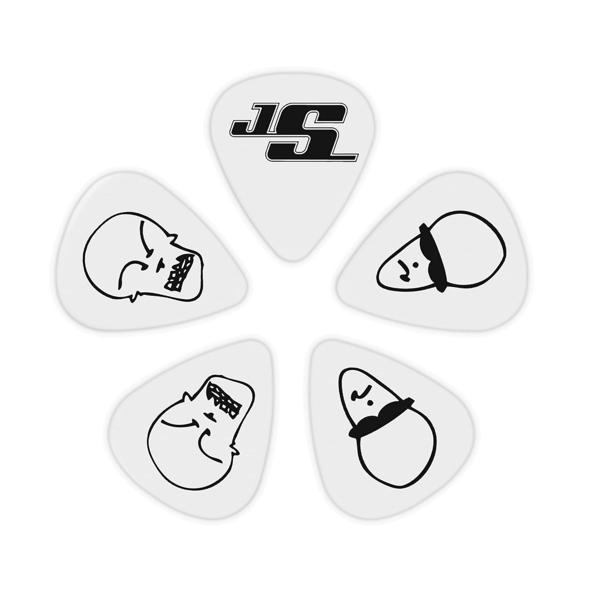 Planet Waves 1CWH2-10JS Joe Satriani Light Guitar Picks White