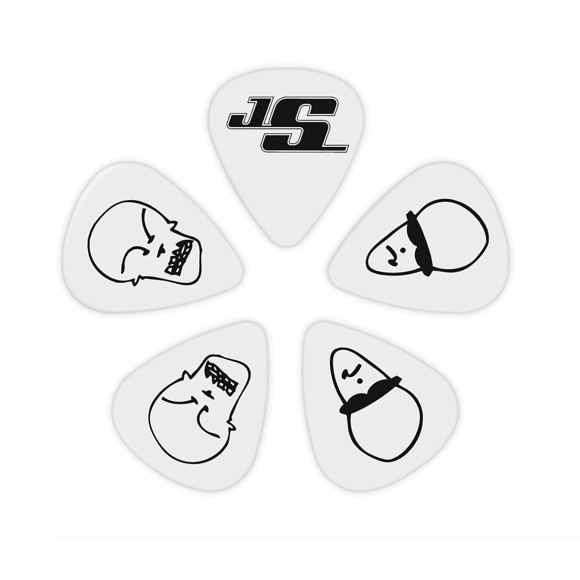 Planet Waves 1CWH4-10JS Joe Satriani Medium Guitar Pick White