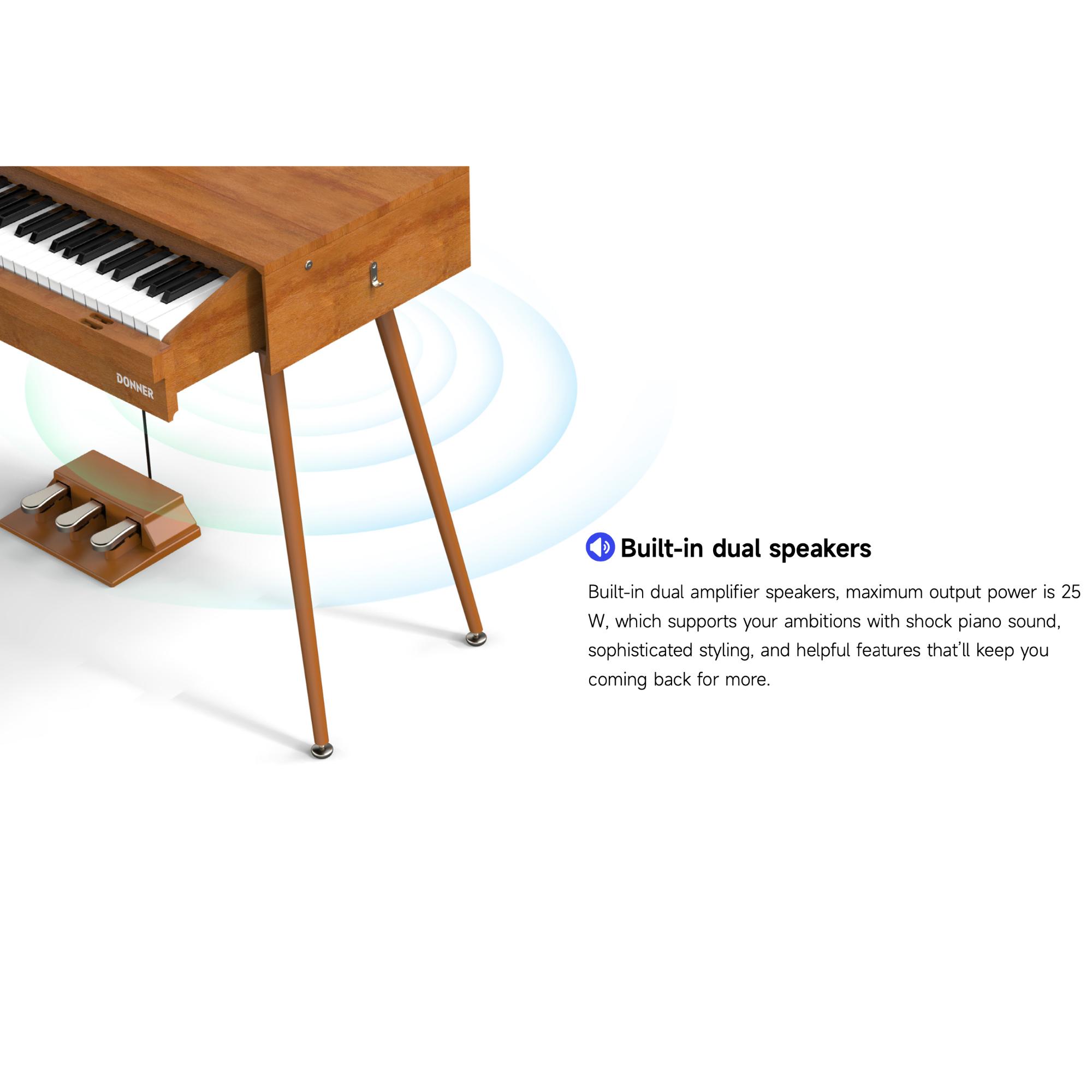 DONNER DDP-80 PRO MODERN HOME STYLE DIGITAL PIANO