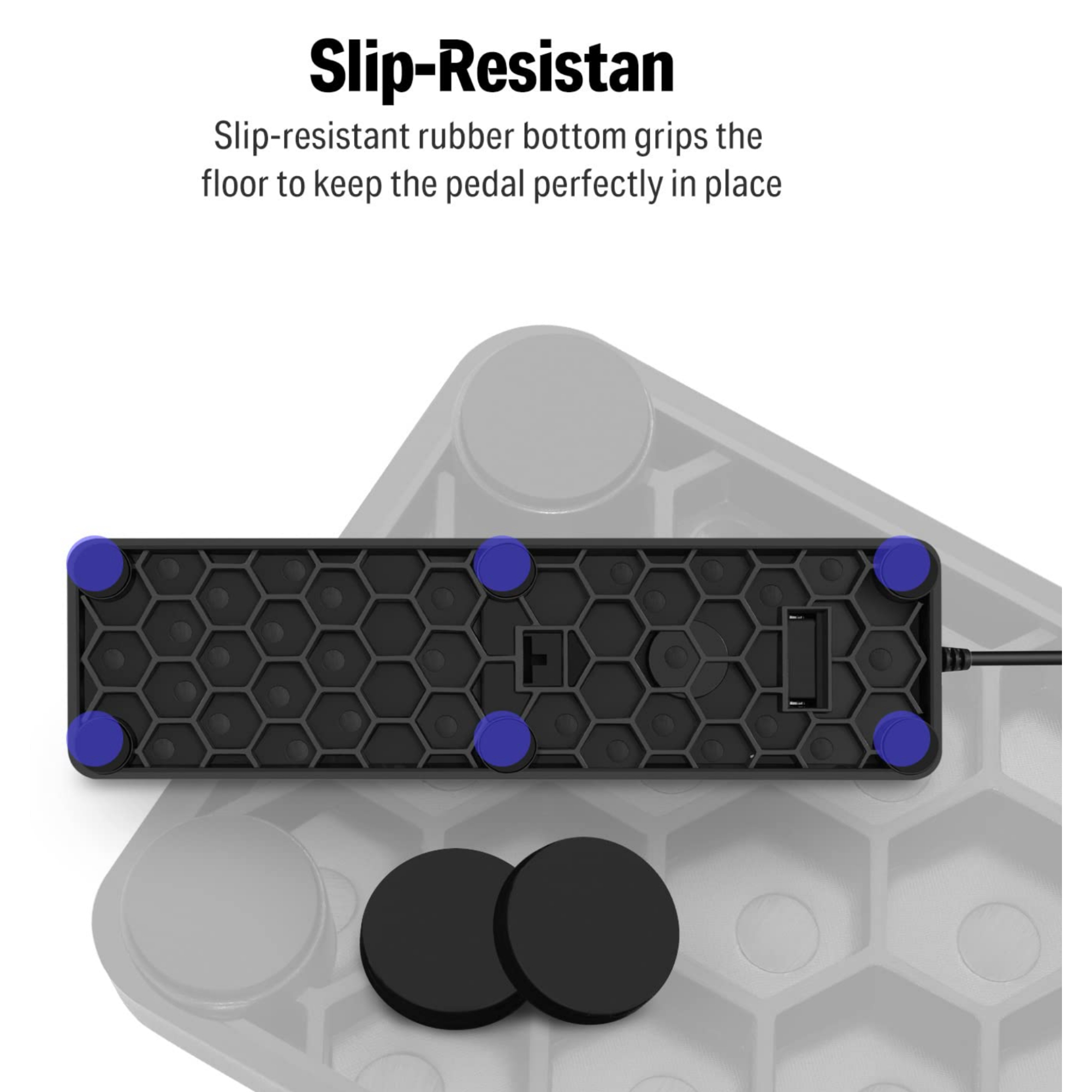 Donner DSP-003 Universal Sustain Pedal with Polarity Switch for MIDI Keyboards Digital Pianos Synth 14 Inch Jack