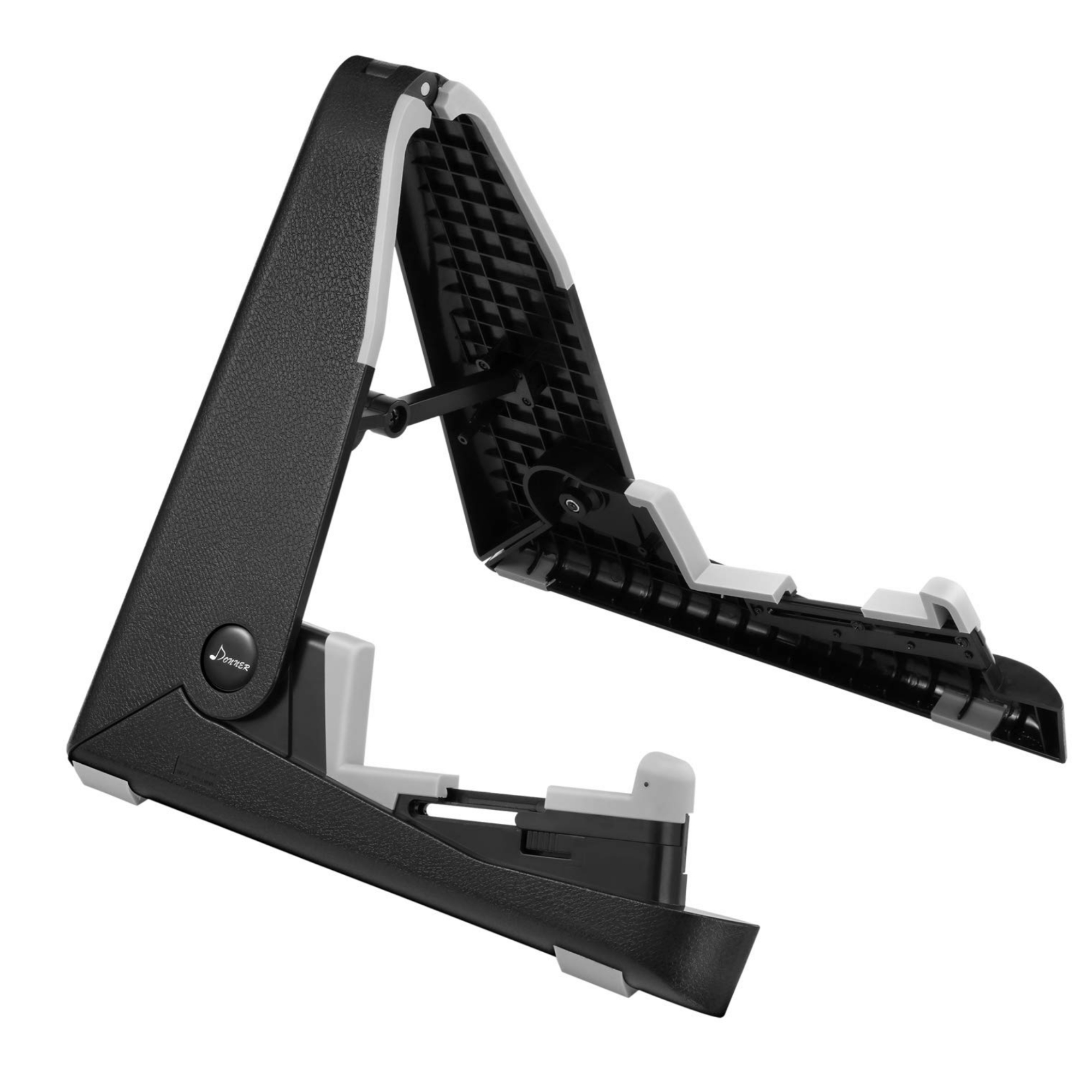 Donner DS-2 Folding Guitar Stand Adjustable Portable Guitar Holder with Silicone Pads for Acoustic Electronic Guitar Ukulele Electric Bass