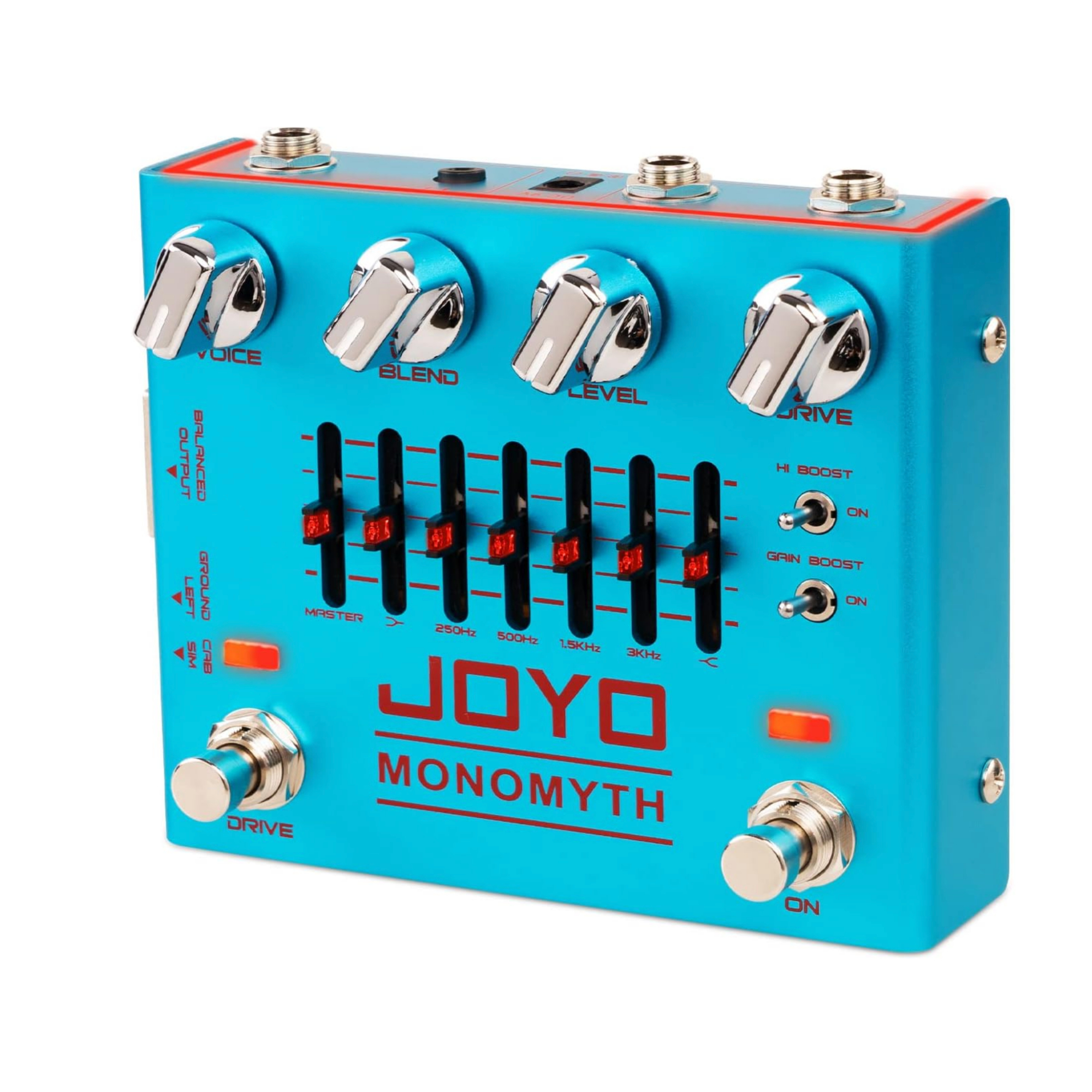 JOYO R-26 Monomyth Bass Preamp and DI Effects Pedal True Bypass Cab Sim EQ