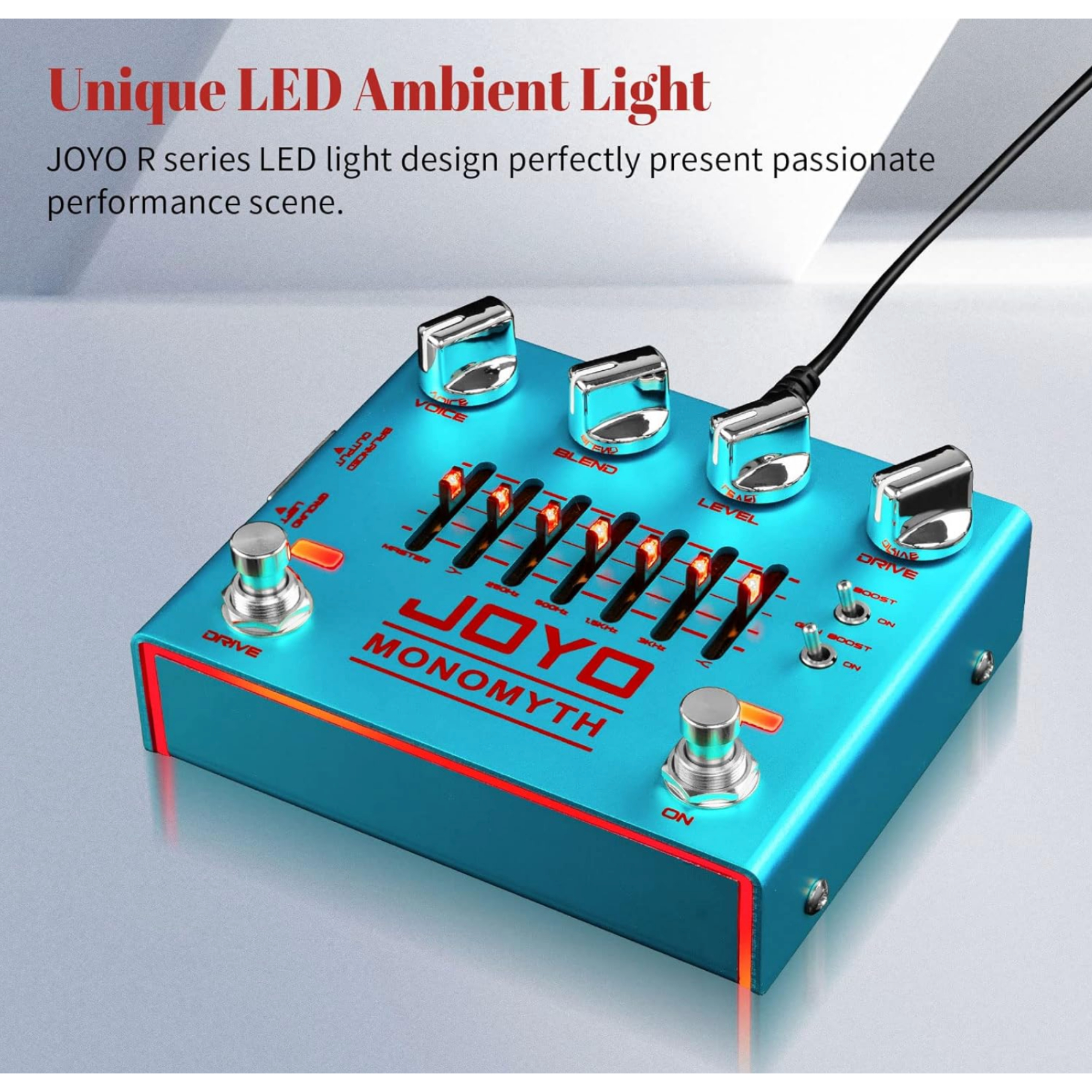 JOYO R-26 Monomyth Bass Preamp and DI Effects Pedal True Bypass Cab Sim EQ