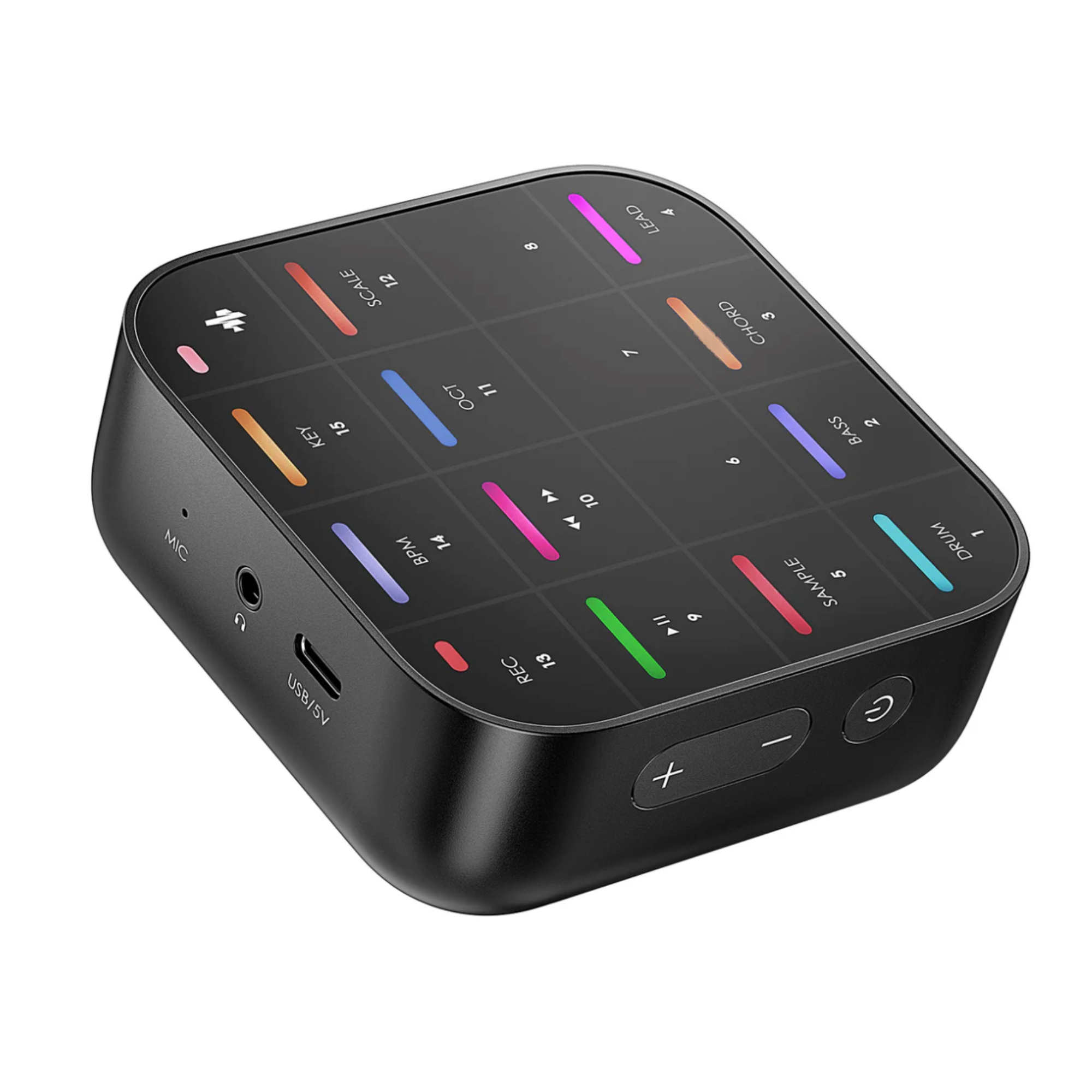 Donner MEDO MIDI Controller Portable Electronic Instrument Chord Sample Lead Bass Drum Built in Looper and Synthesizer