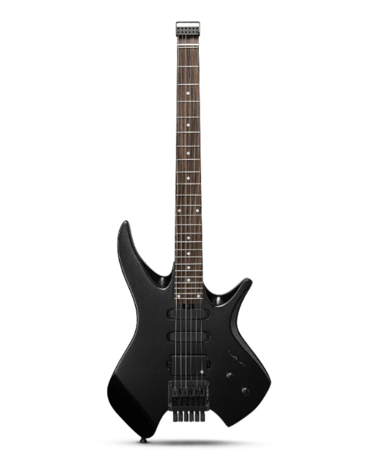 Donner HLX 500 Headless Electric Guitar Black