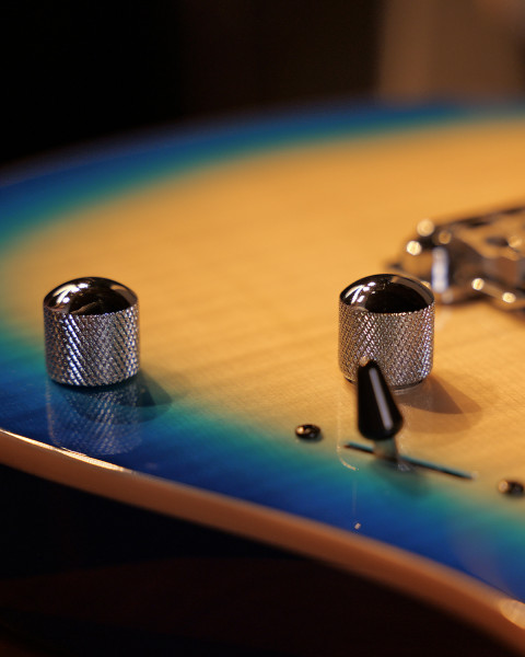 SQOE SEIB998 Ice heart blue Custom HSH Electric Guitar