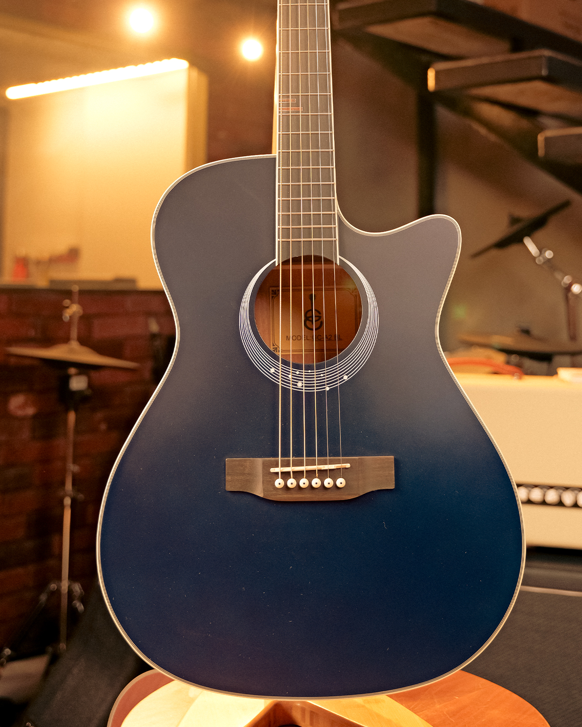 GC Guitars A2 Blue Top Acoustic Guitar