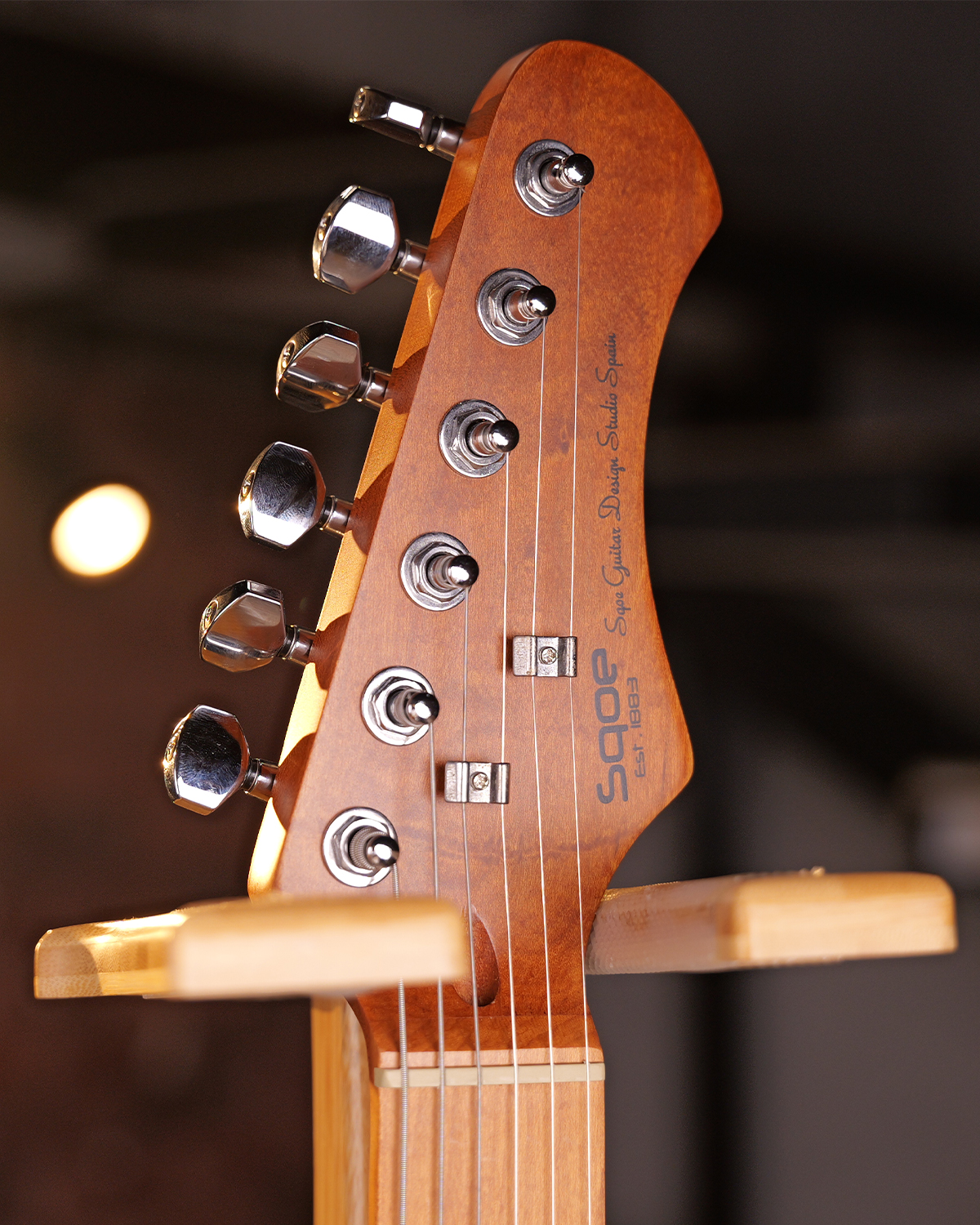 SQOE SEST500 Macaron Green Electric Guitar HSS