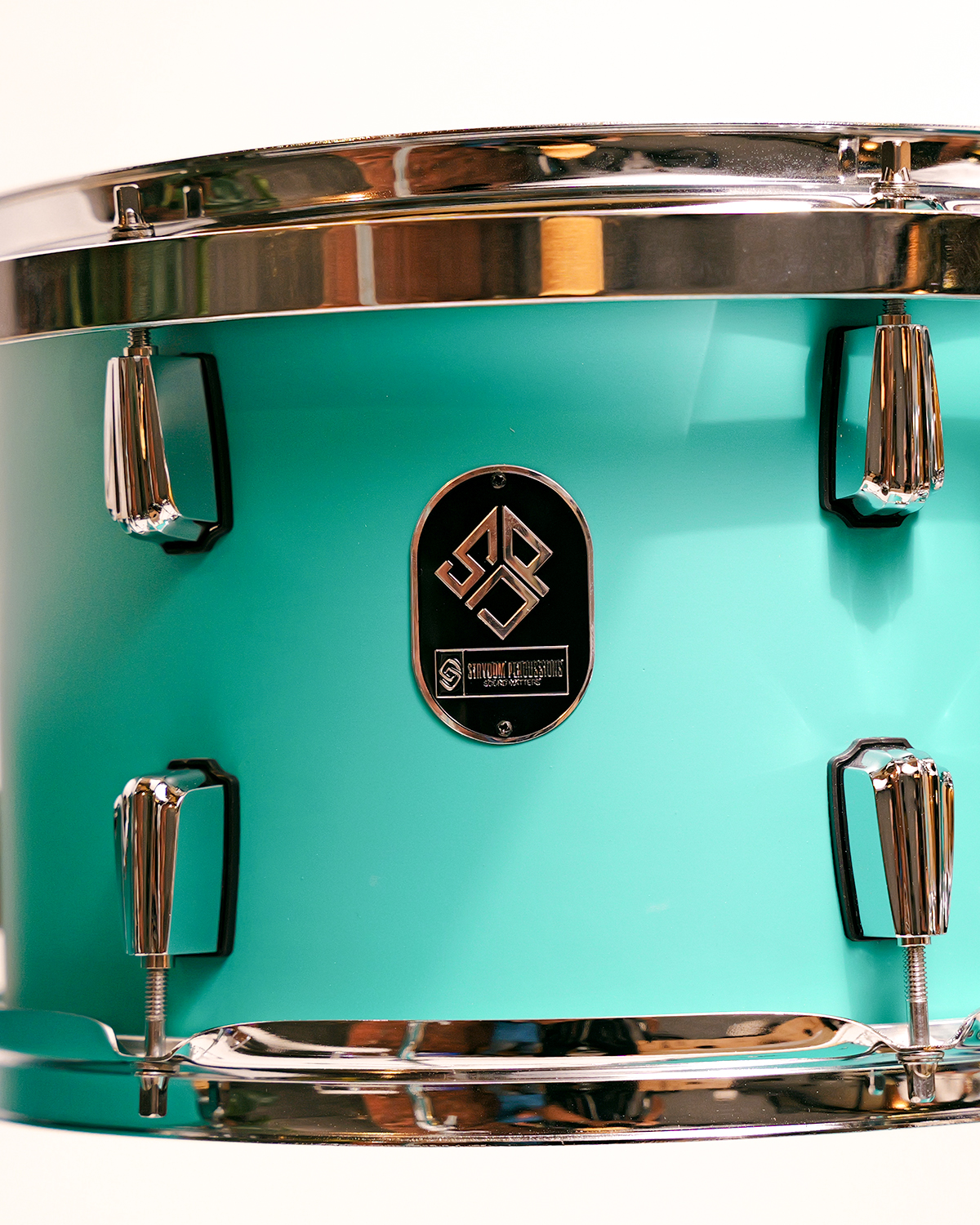 Strydom Sonic Pro Acoustic DrumKit Glacier Mint green