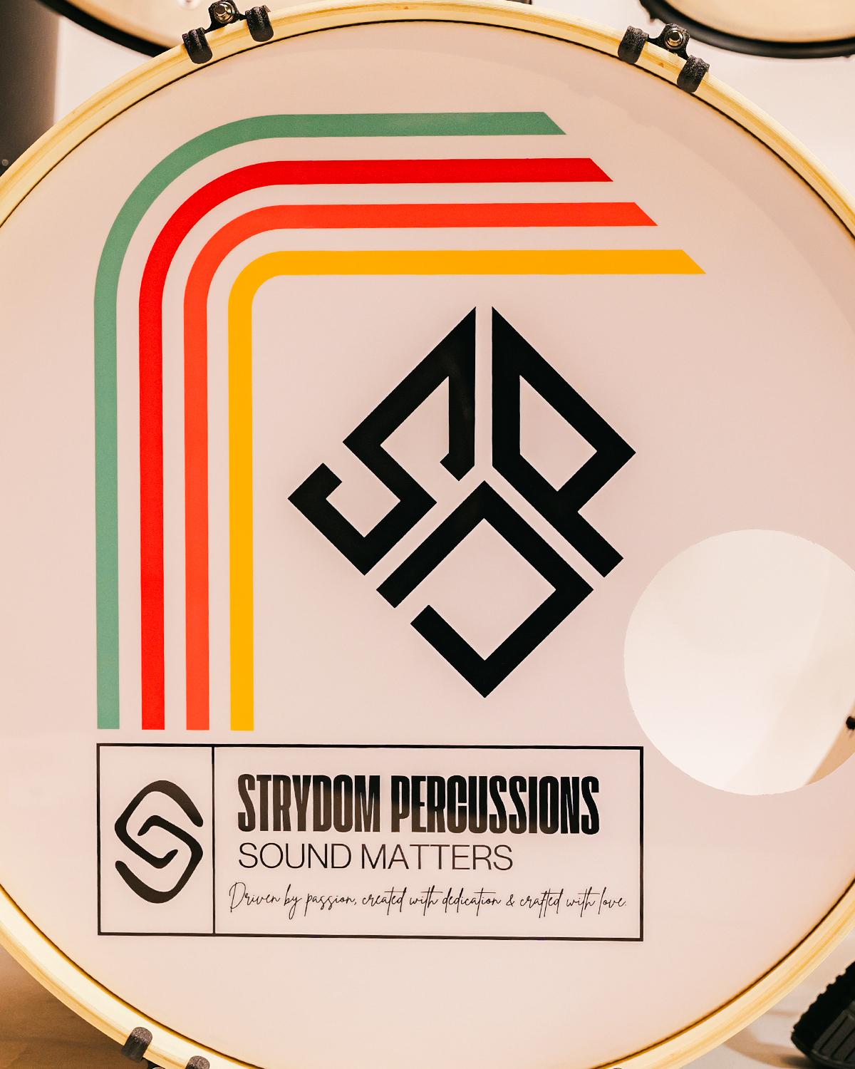 Strydom Sonic Pro Acoustic Drum Kit Bourbon grain gloss