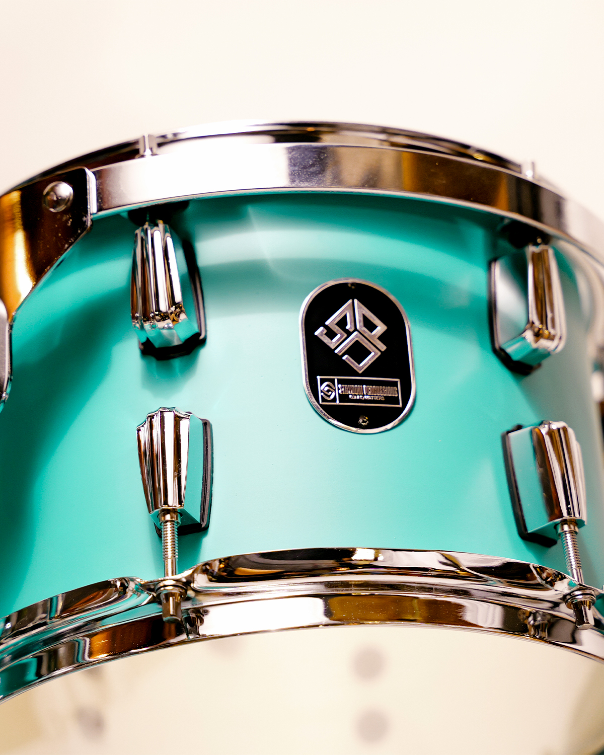 Strydom Sonic Pro Acoustic Drum Kit Glacier Mint green