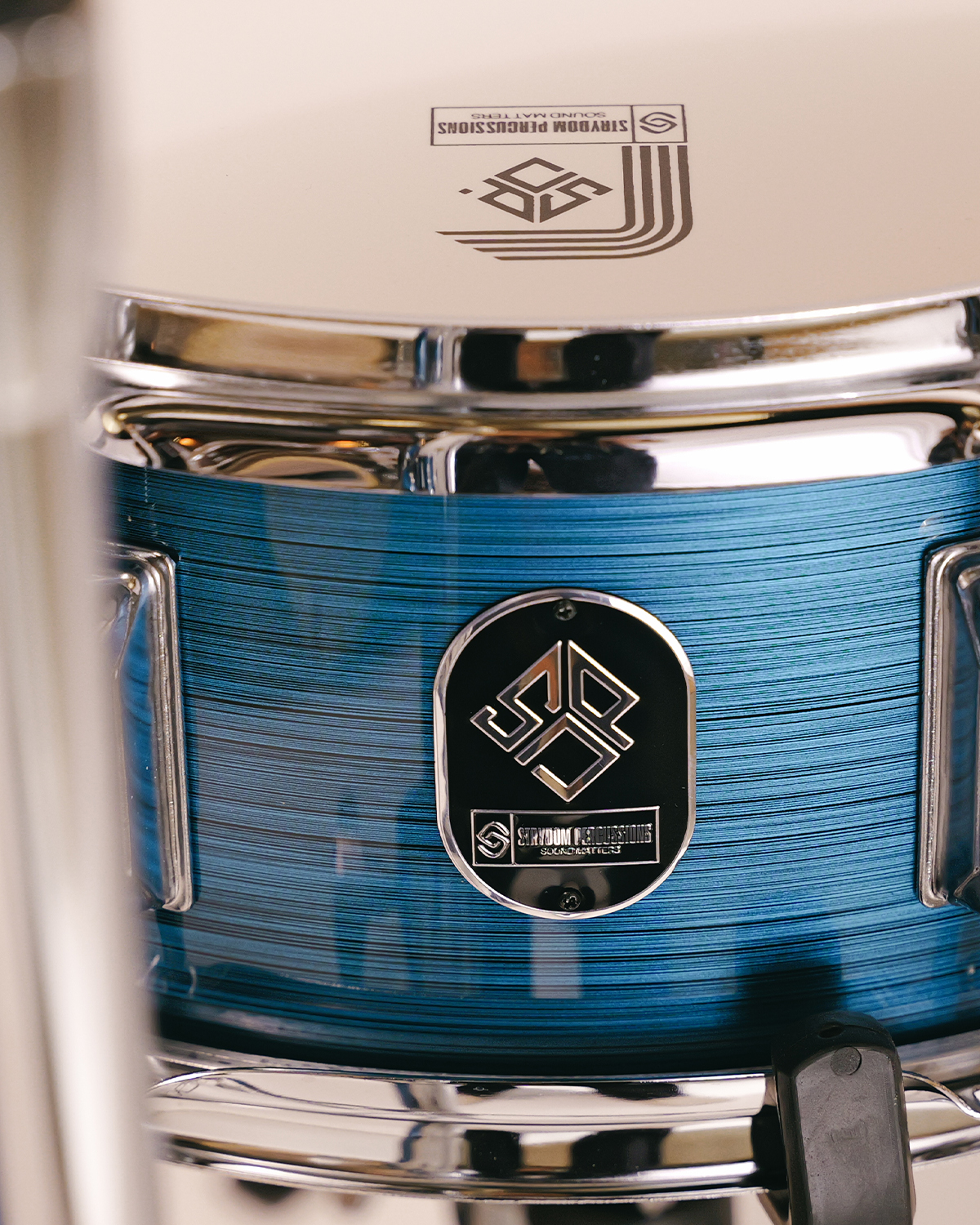 Strydom Sonic Scout 5-Piece Acoustic DrumKit Neon surge blue