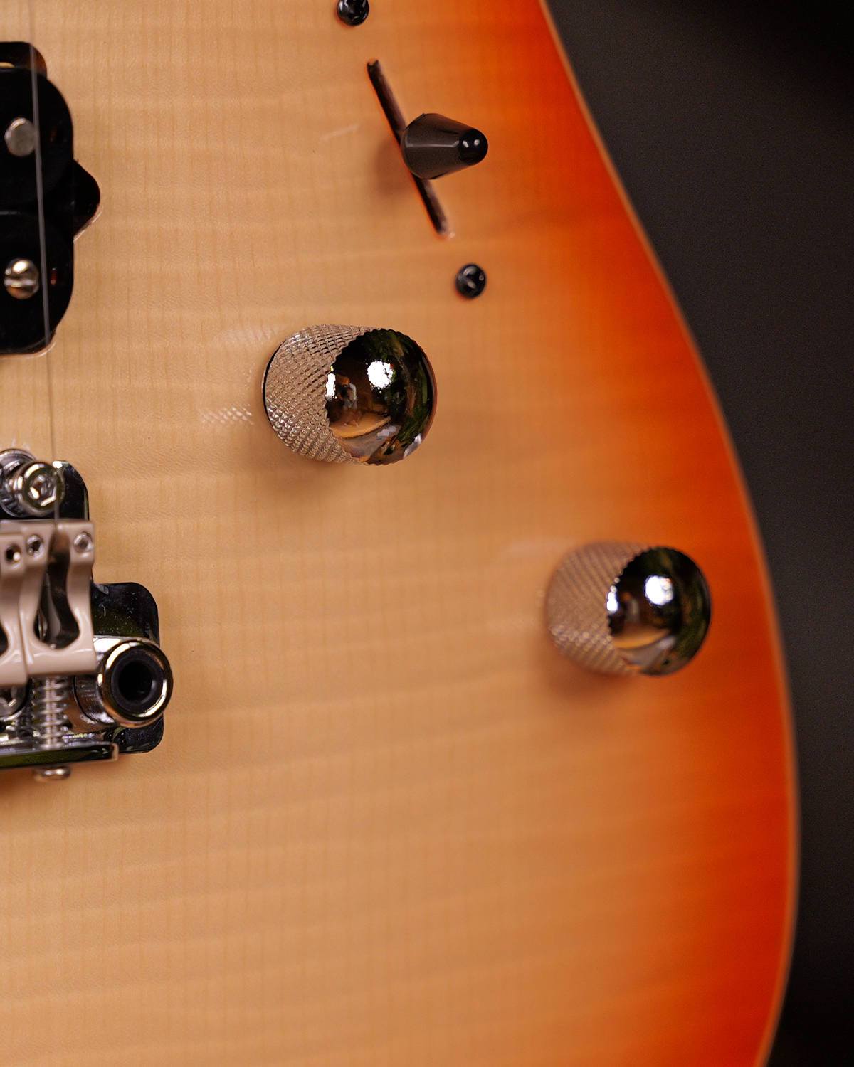 SQOE SEIB998 Amber Orange Custom HSH Electric Guitar