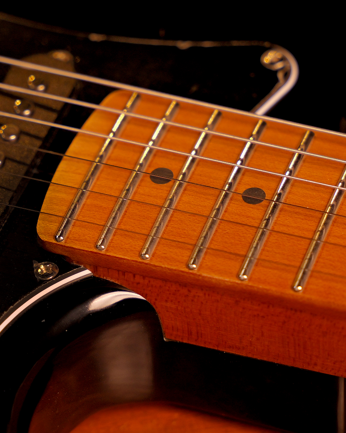 SQOE SEST500 Black Warrior Electric Guitar HSS