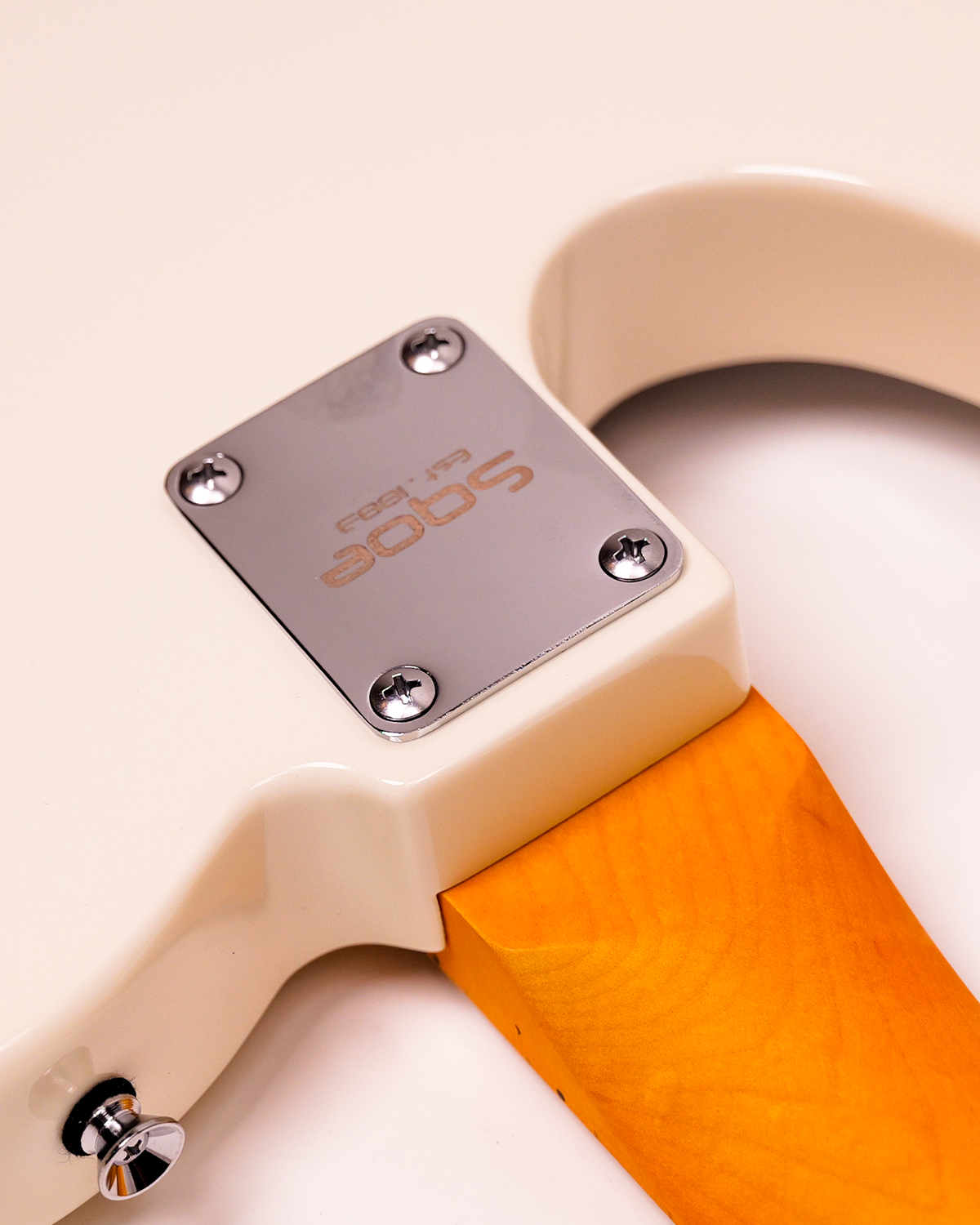 SQOE SETL250 - Tele Electric guitar - Olympic white