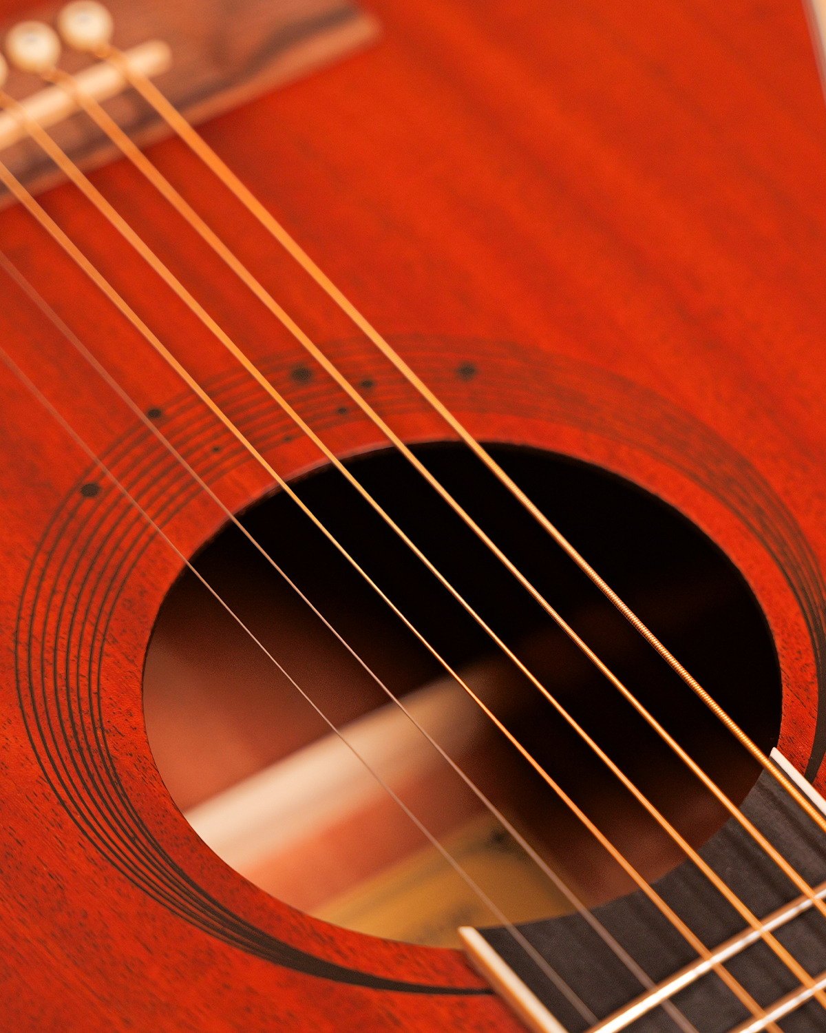 GC A1 Natural Mahogany Guitar 40 All-Mahogany