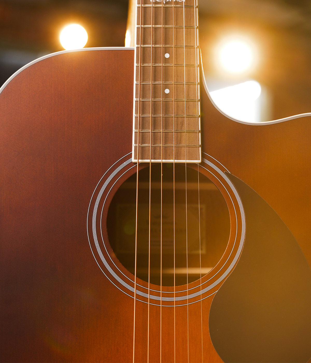 Kepma D1CE TRANS K10- Semi acoustic Guitar-  Crimson satin