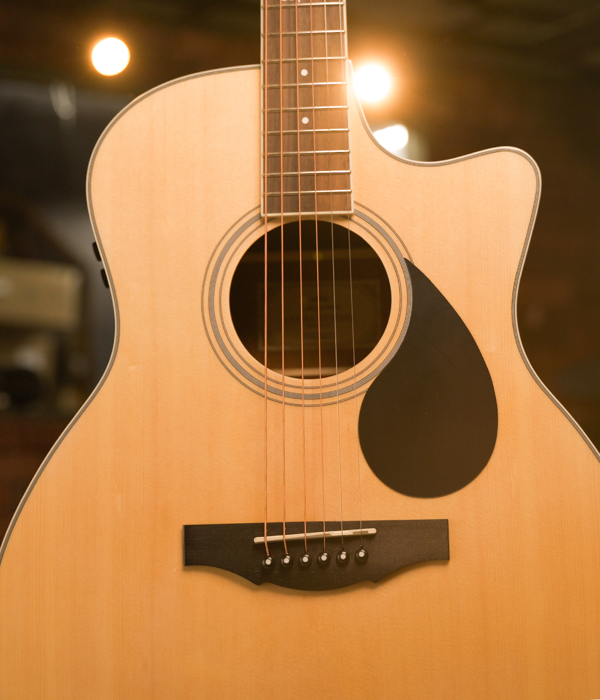 Kepma A1CE TRANS K10- Semi acoustic Guitar- Natural
